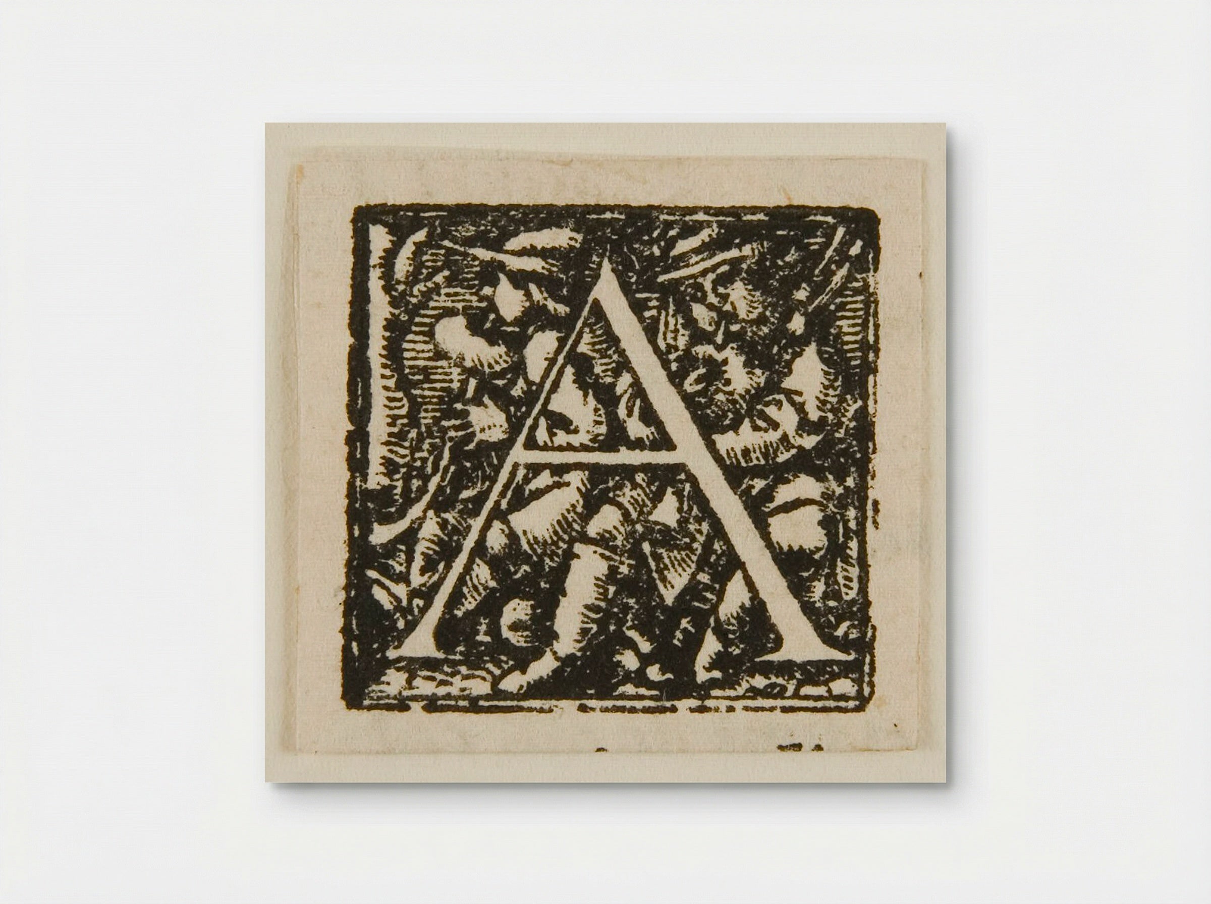 Letter A: Alpenstock and Bagpipe Players - Hans Holbein the Younger - Poster