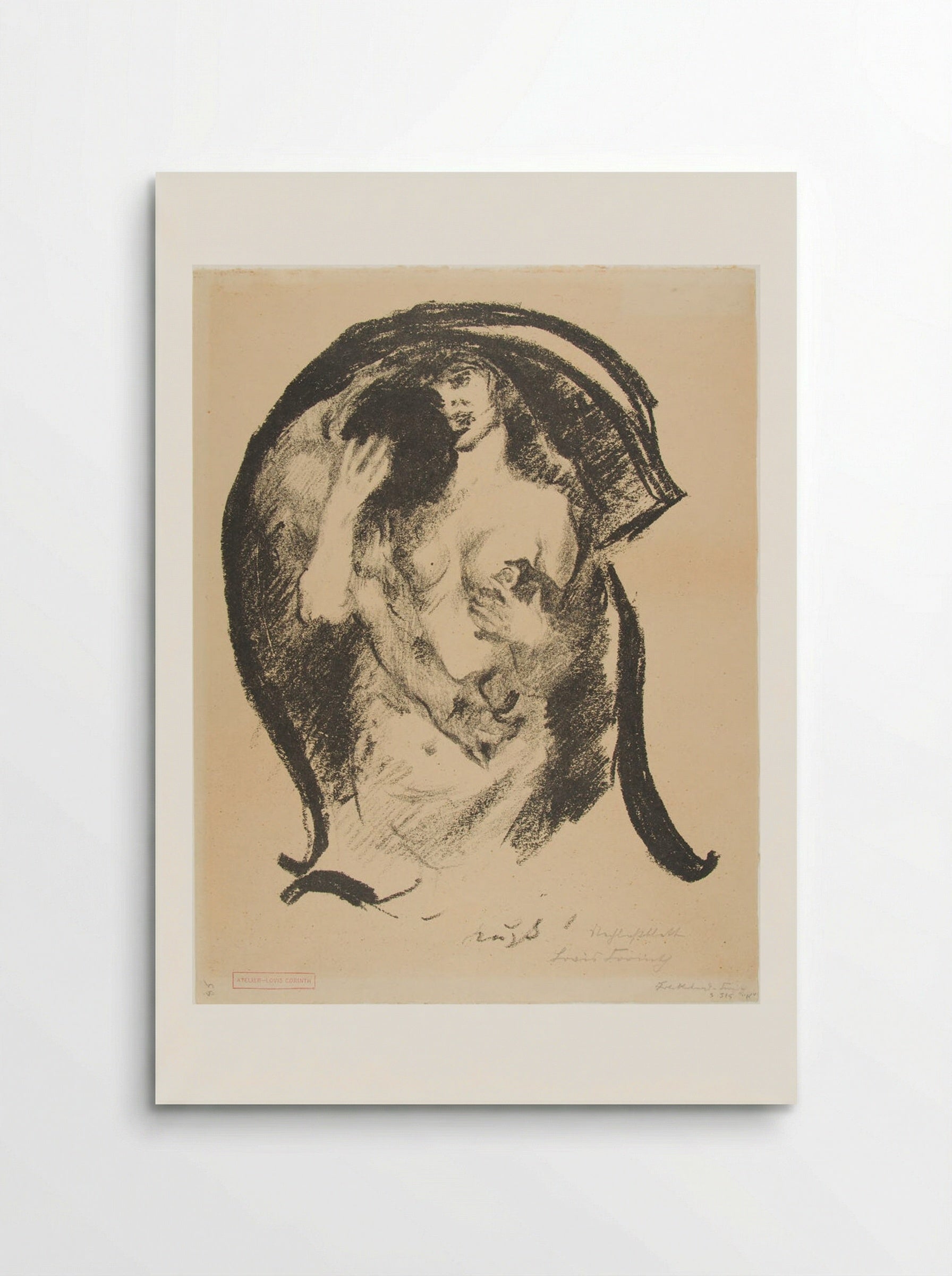 Letter K: Kiss! - Lovis Corinth - Poster