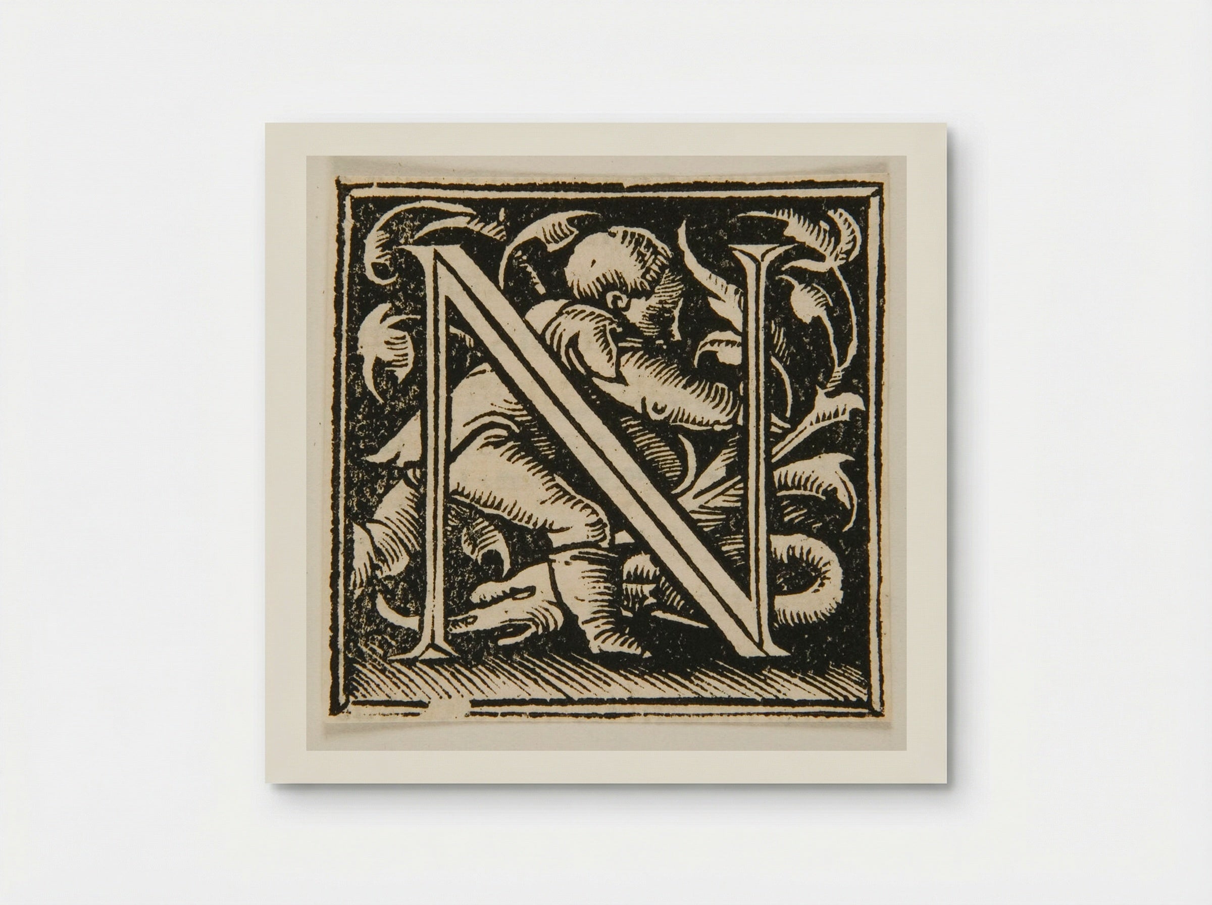 Letter N - Urs Graf - Poster