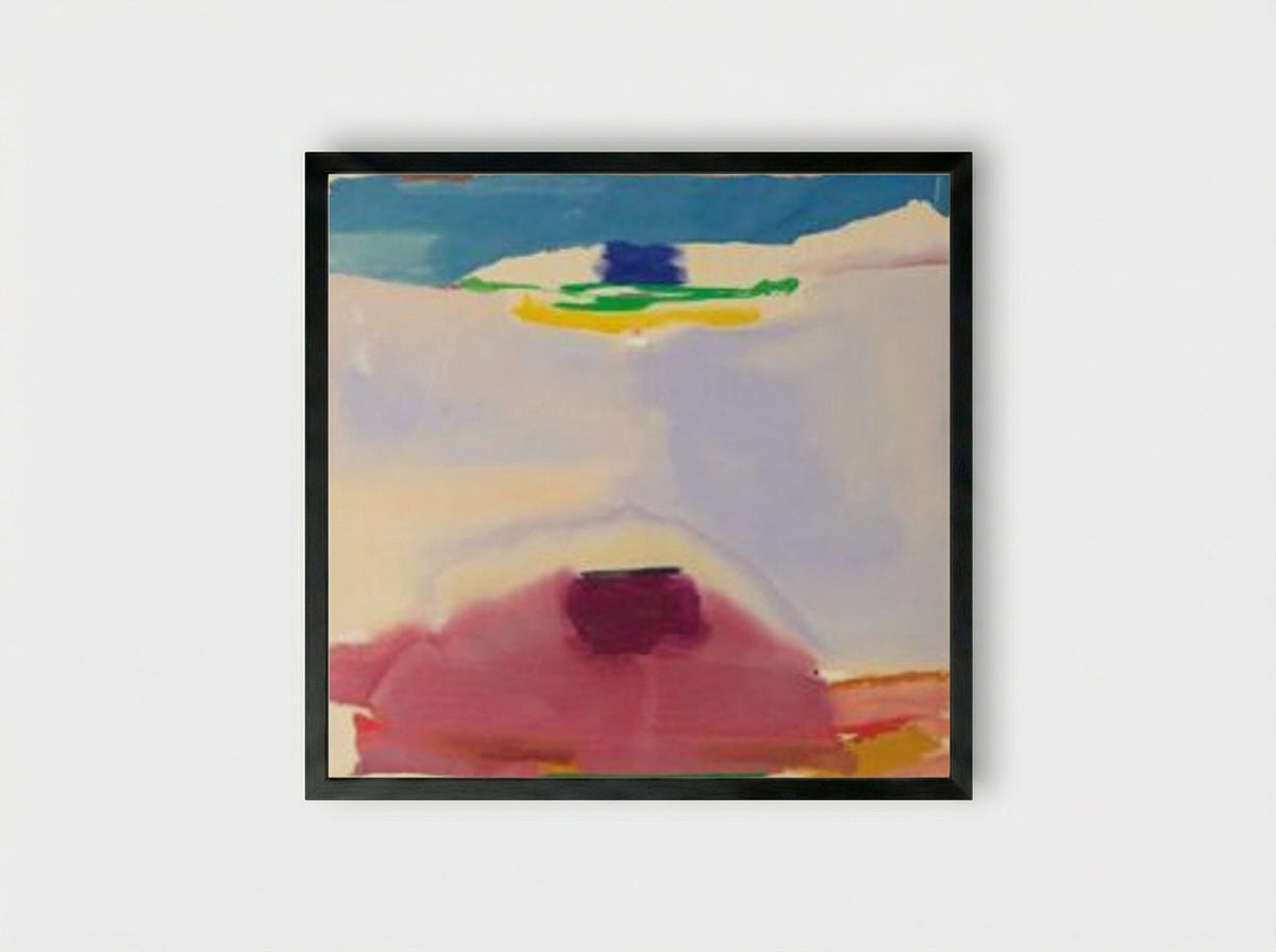 Leveling - Helen Frankenthaler - Framed Print Black