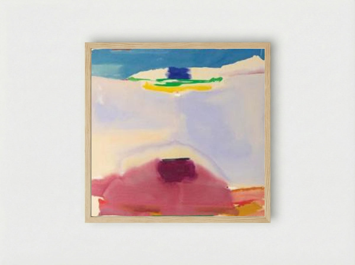 Leveling - Helen Frankenthaler - Framed Print Wood