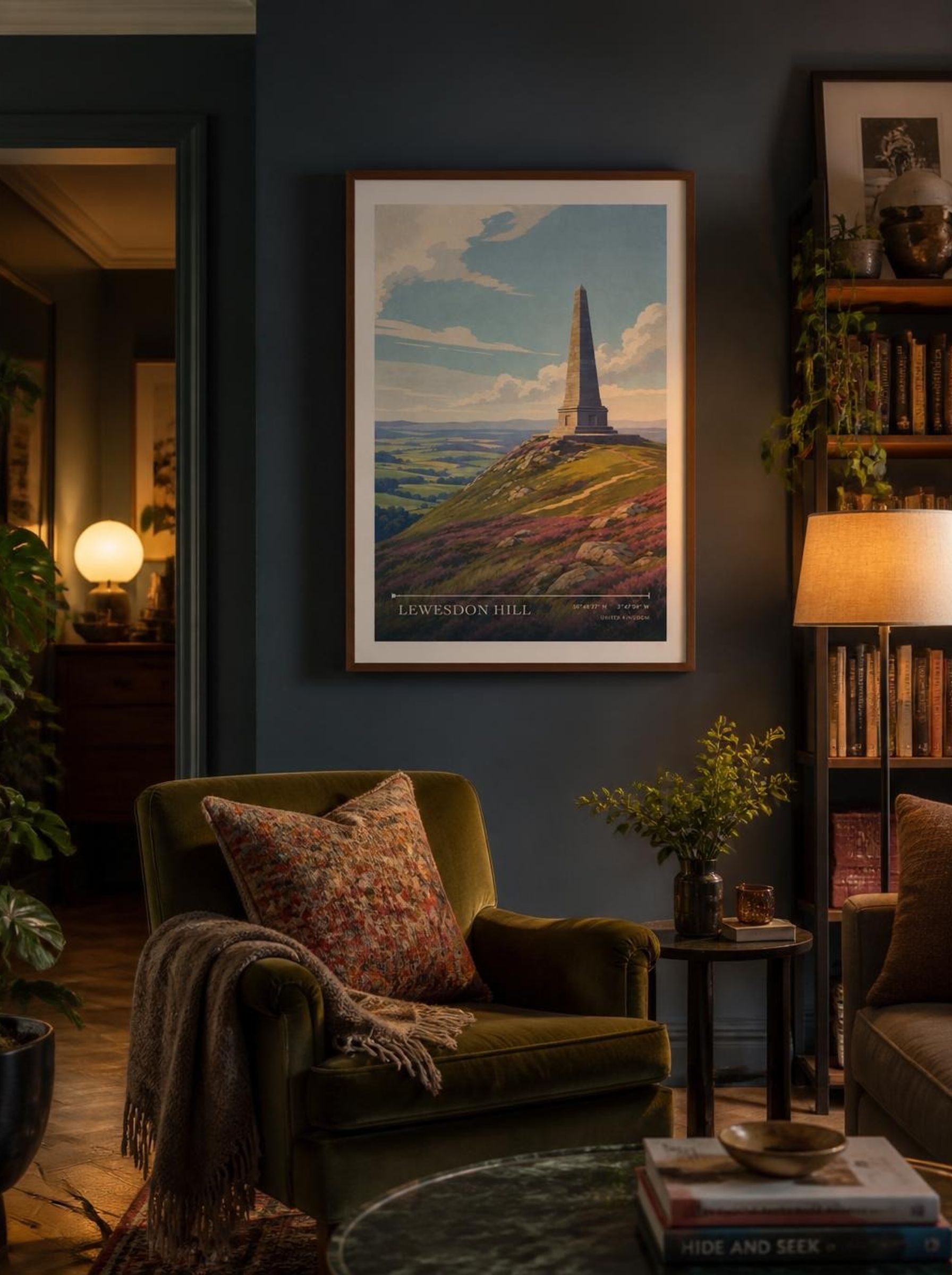 Lewesdon Hill United Kingdom Travel Poster - Lifestyle
