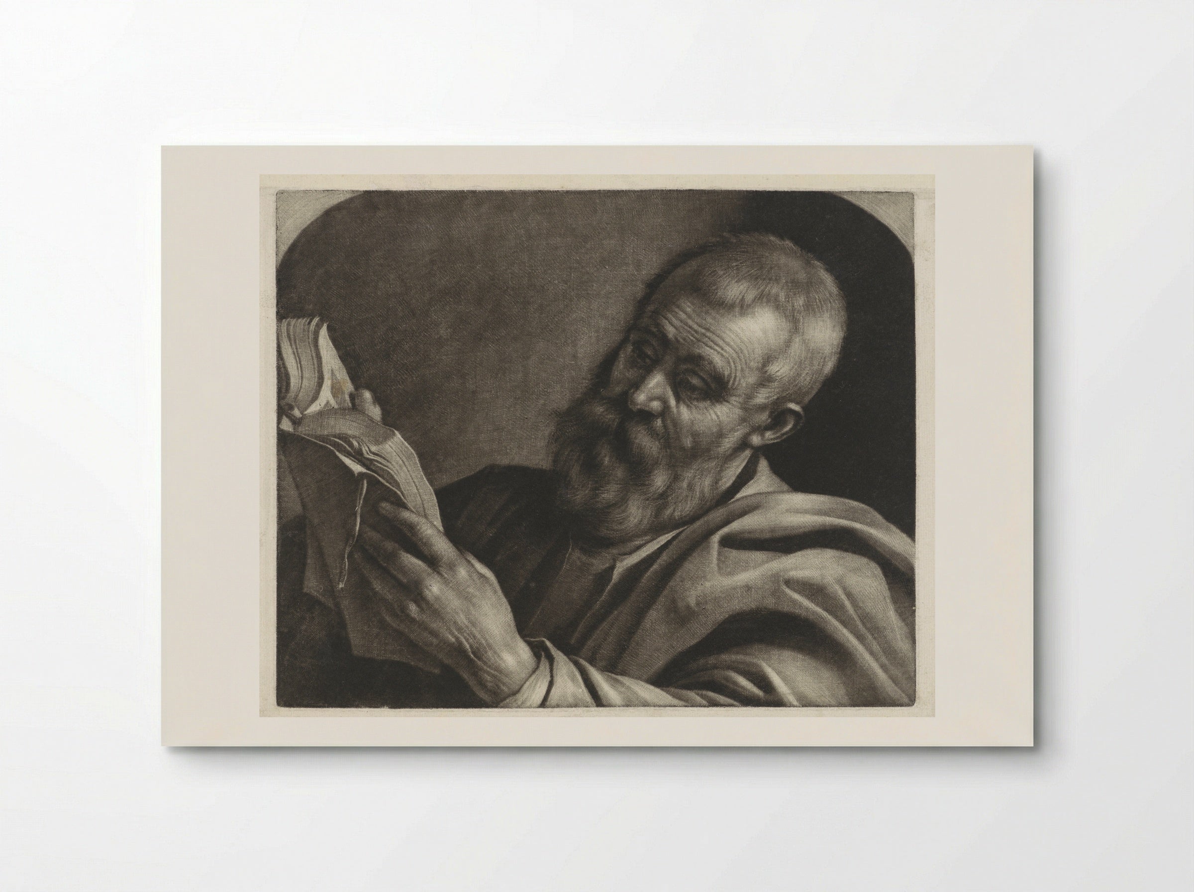 Lezende man (Reading Man) - Wallerant Vaillant - Poster