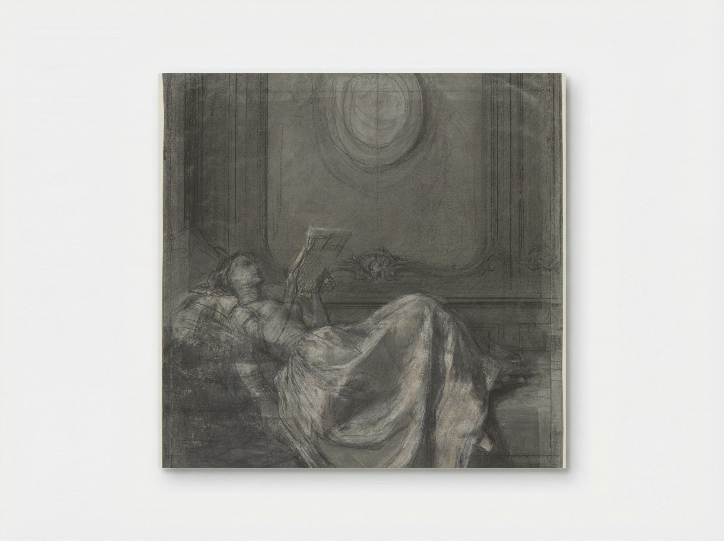 Lezende vrouw (Woman Reading) - Pierre-Paul Prud'hon - Poster