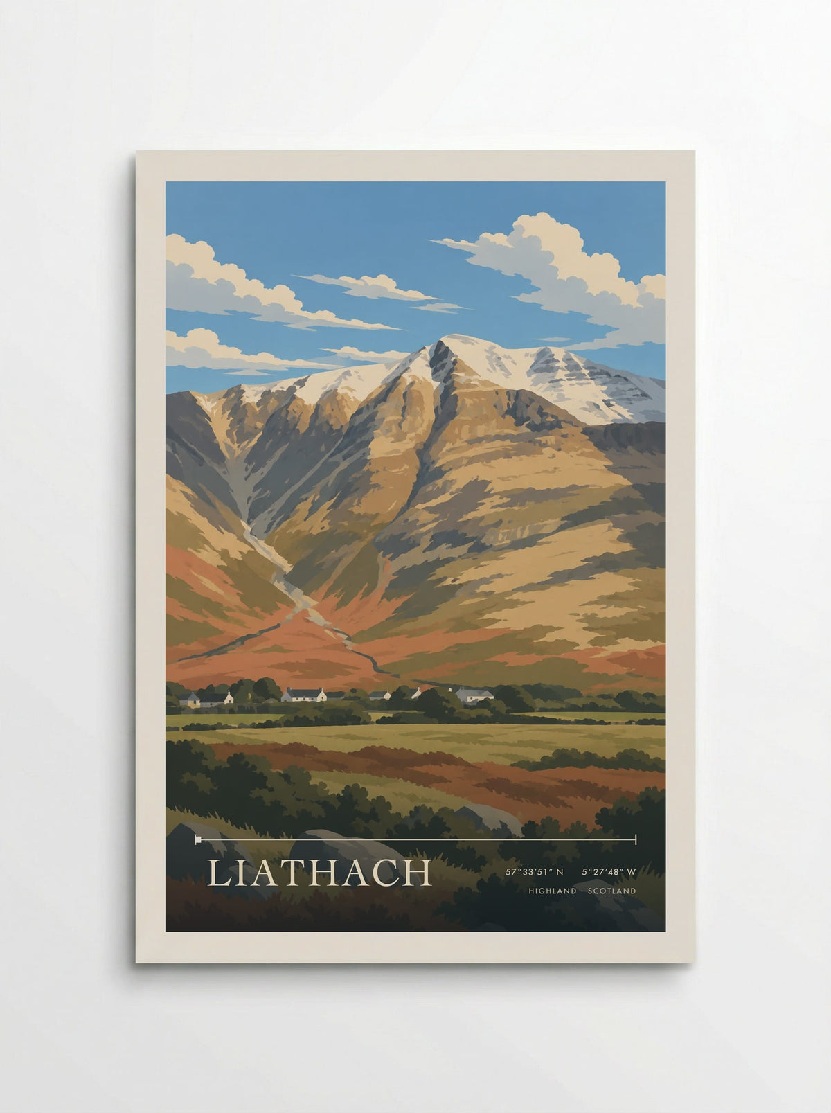 Liathach, Highland | Travel Poster - Poster