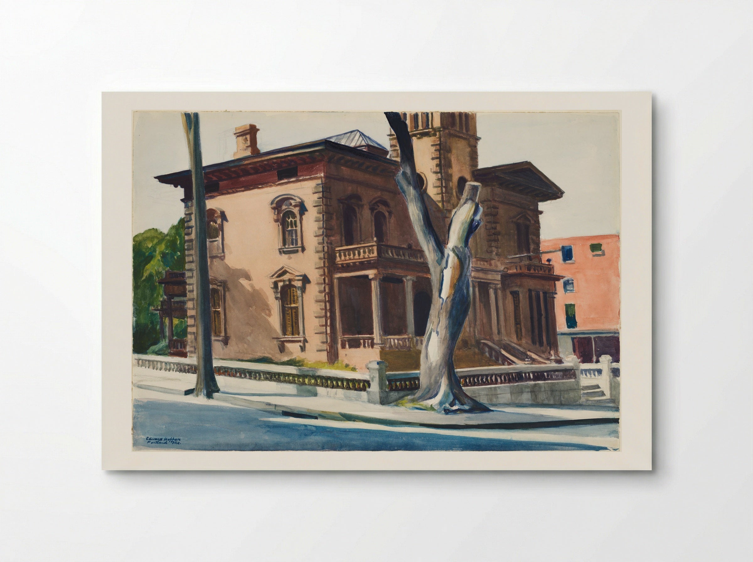 Libby House, Portland, Maine - Edward Hopper - Poster