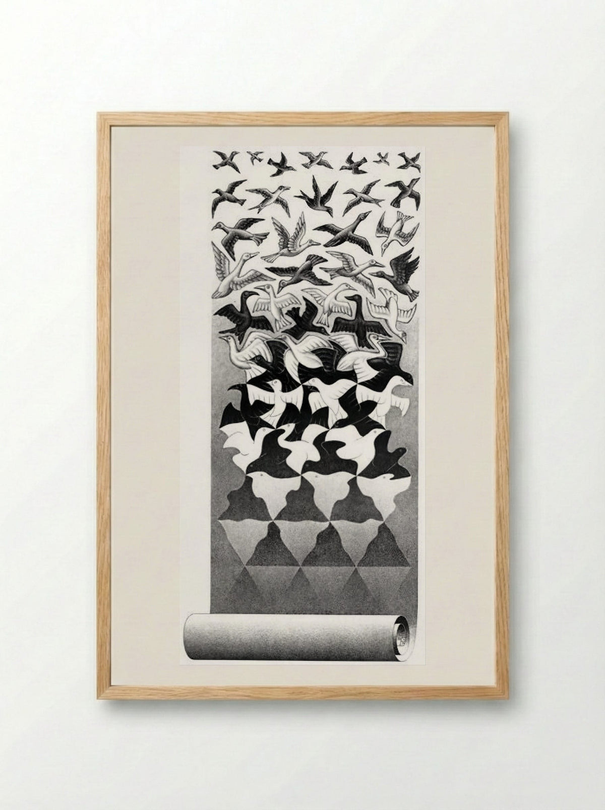 Liberation - M.C. Escher - Framed Print Wood