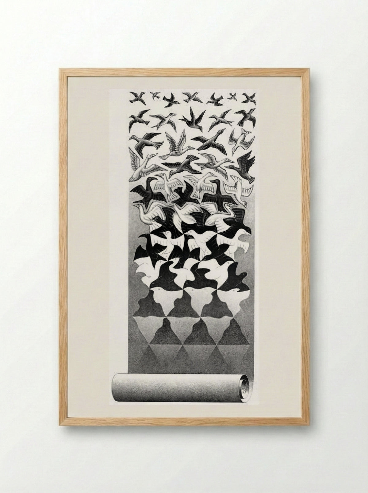 Liberation - M.C. Escher - Framed Print Wood