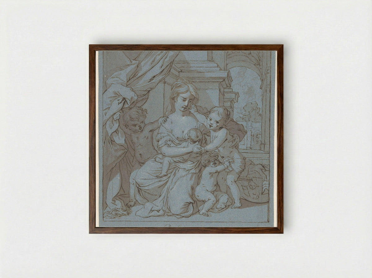 Liefde (Charitas) - Barend Graat - Framed Print Dark Wood