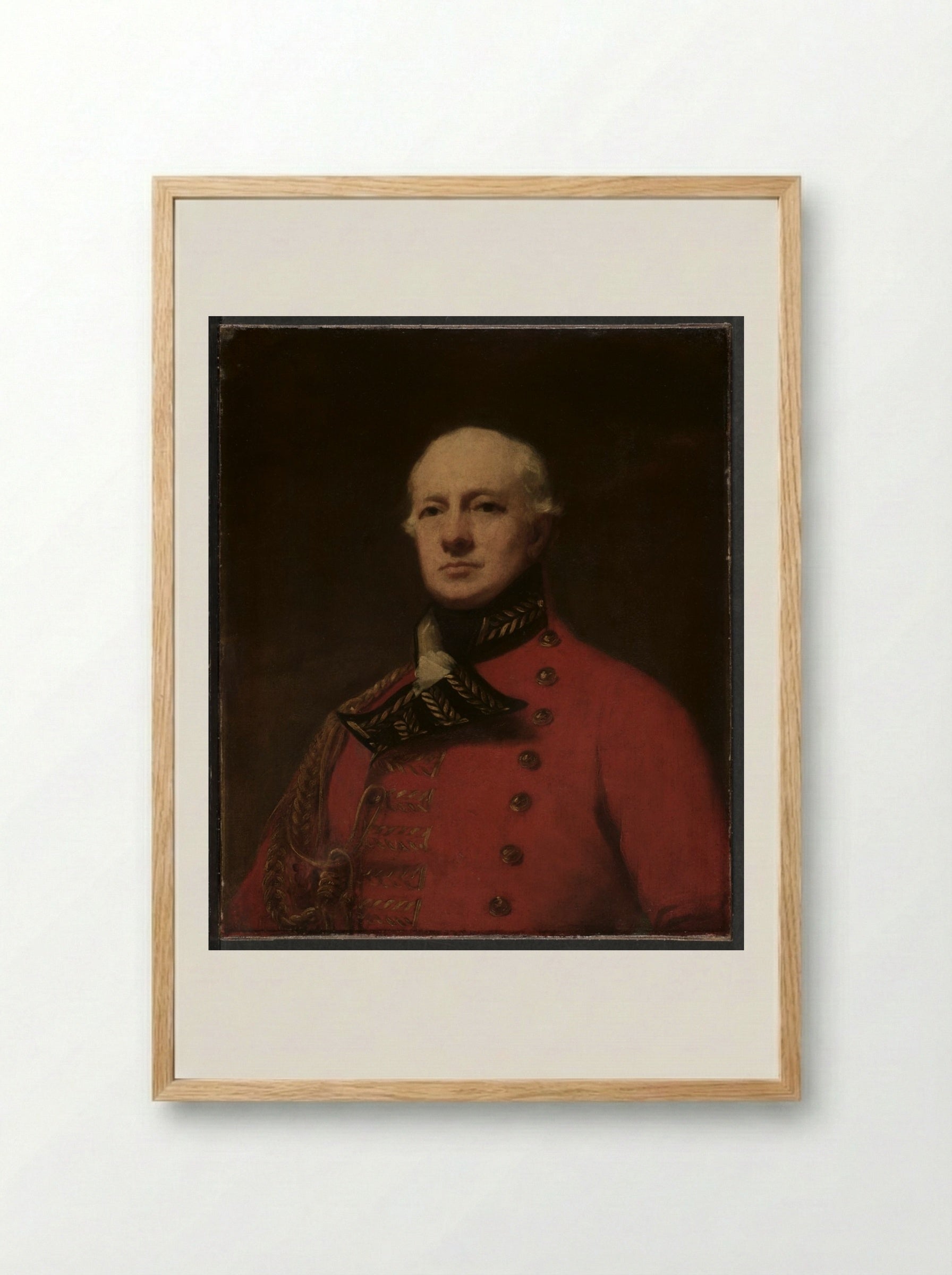 Lieutenant General Duncan Campbell - Henry Raeburn - Framed Print Wood