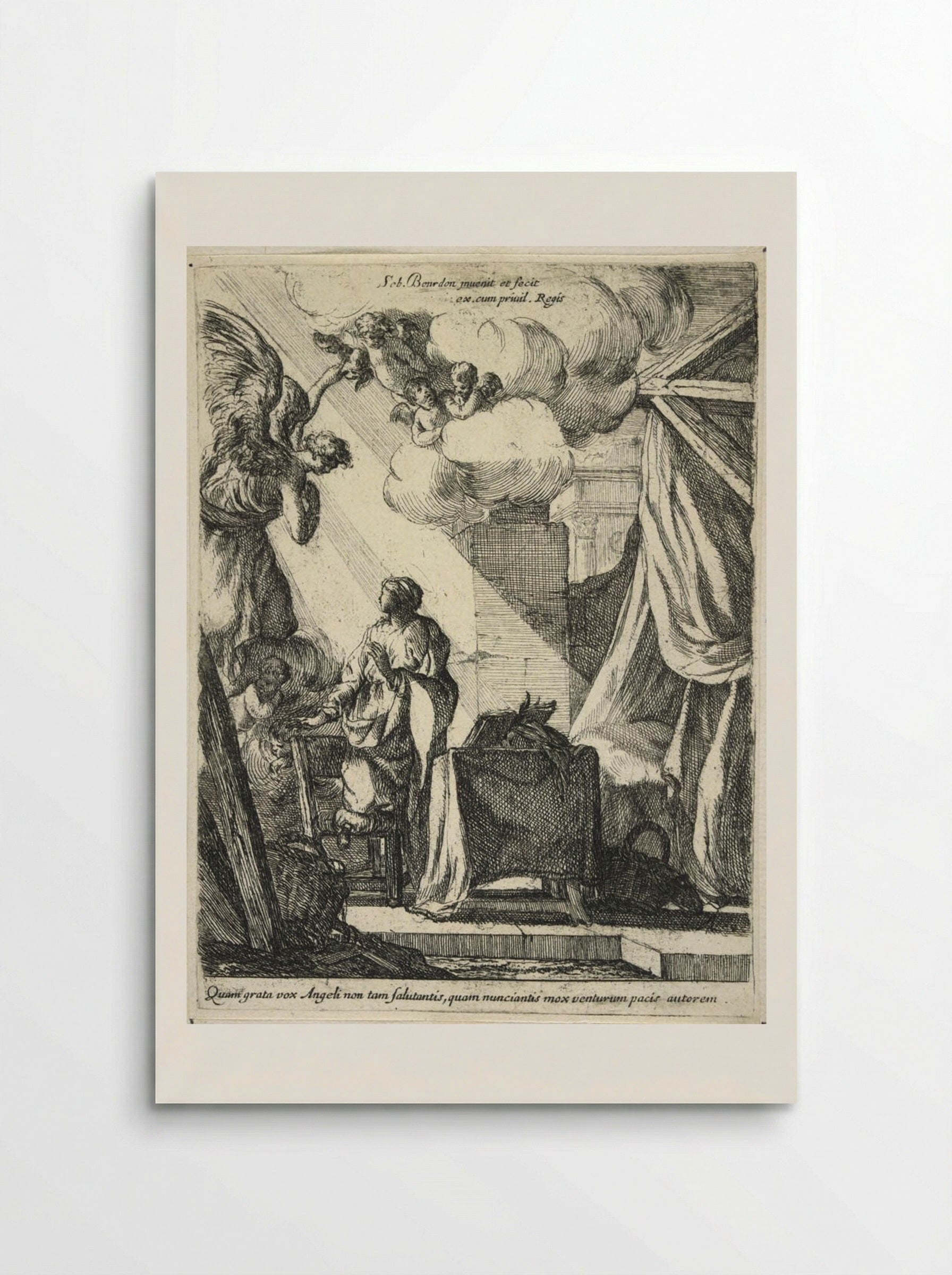 Life of the Virgin: The Annunciation - Sébastien Bourdon - Poster