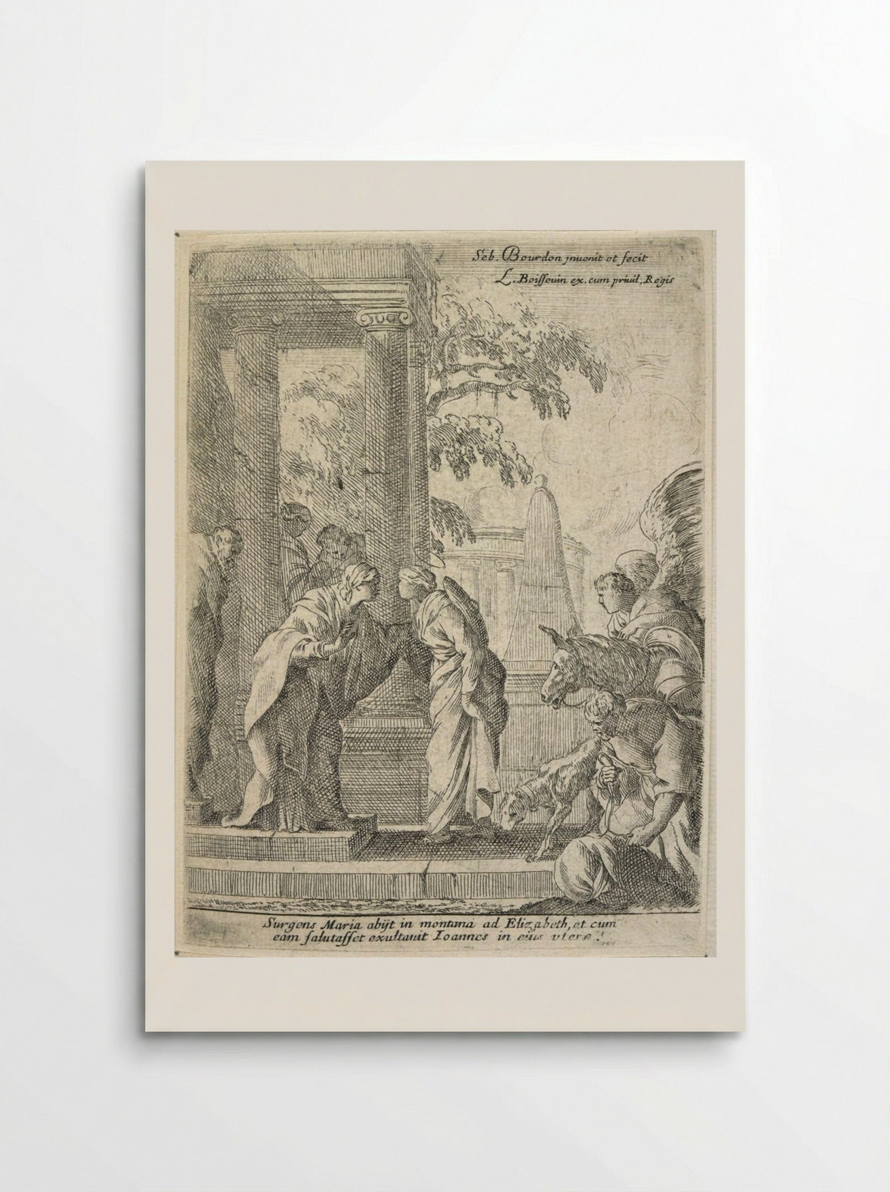 Life of the Virgin: The Visitation - Sébastien Bourdon - Poster
