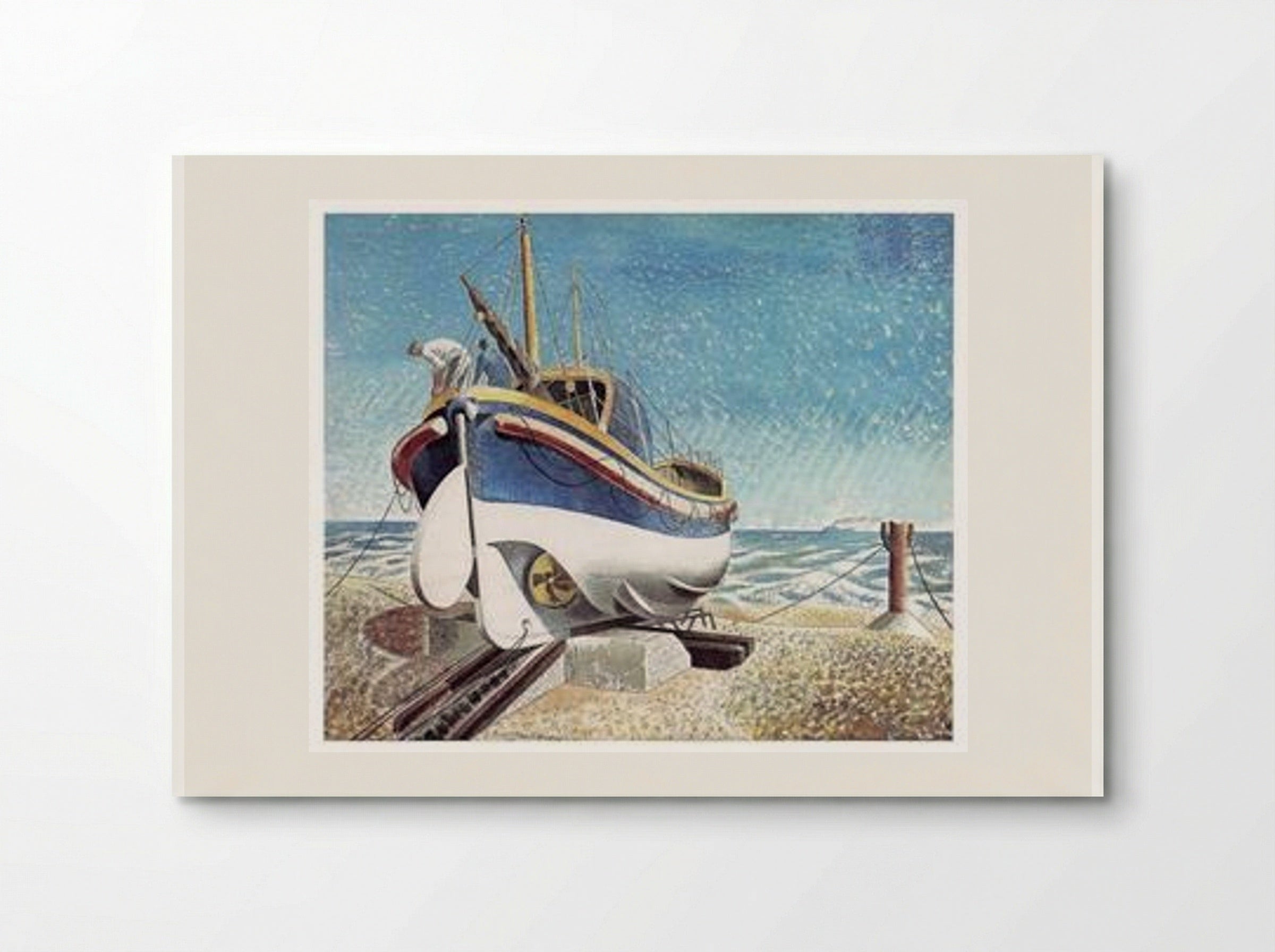 Lifeboat at Aldeburgh - Eric Ravilious - Poster