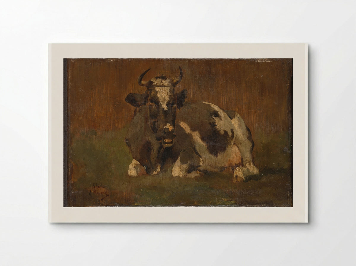 Liggende koe (Recumbent Cow) - Anton Mauve - Poster