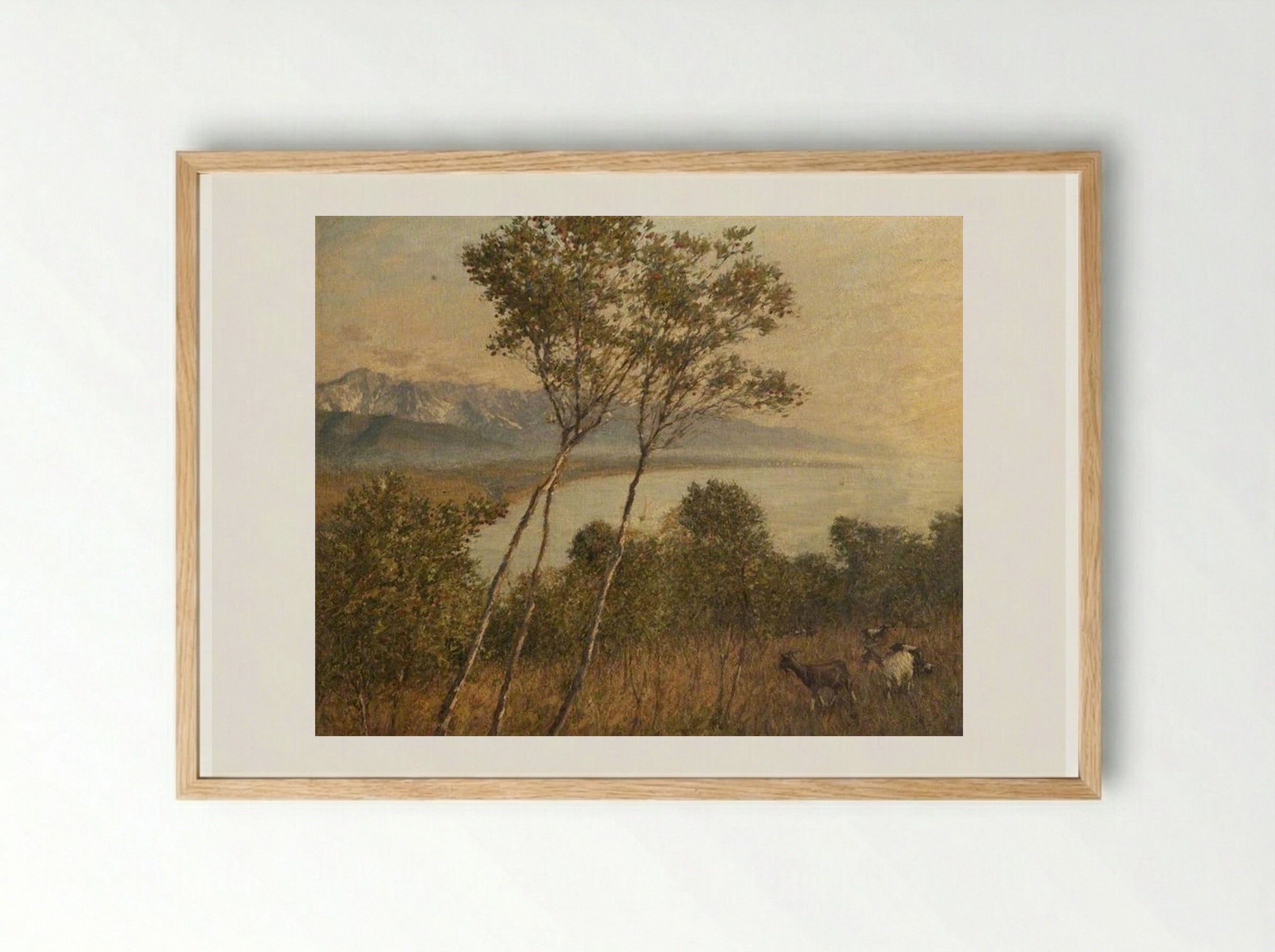 Ligurian Arbutus - Henry Herbert La Thangue - Framed Print Wood