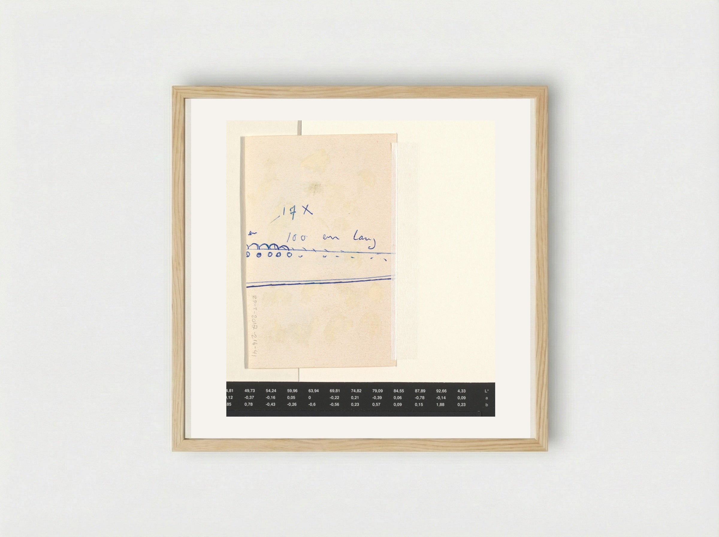 Lijnen en cirkels - Willem Westbroek - Framed Print Wood