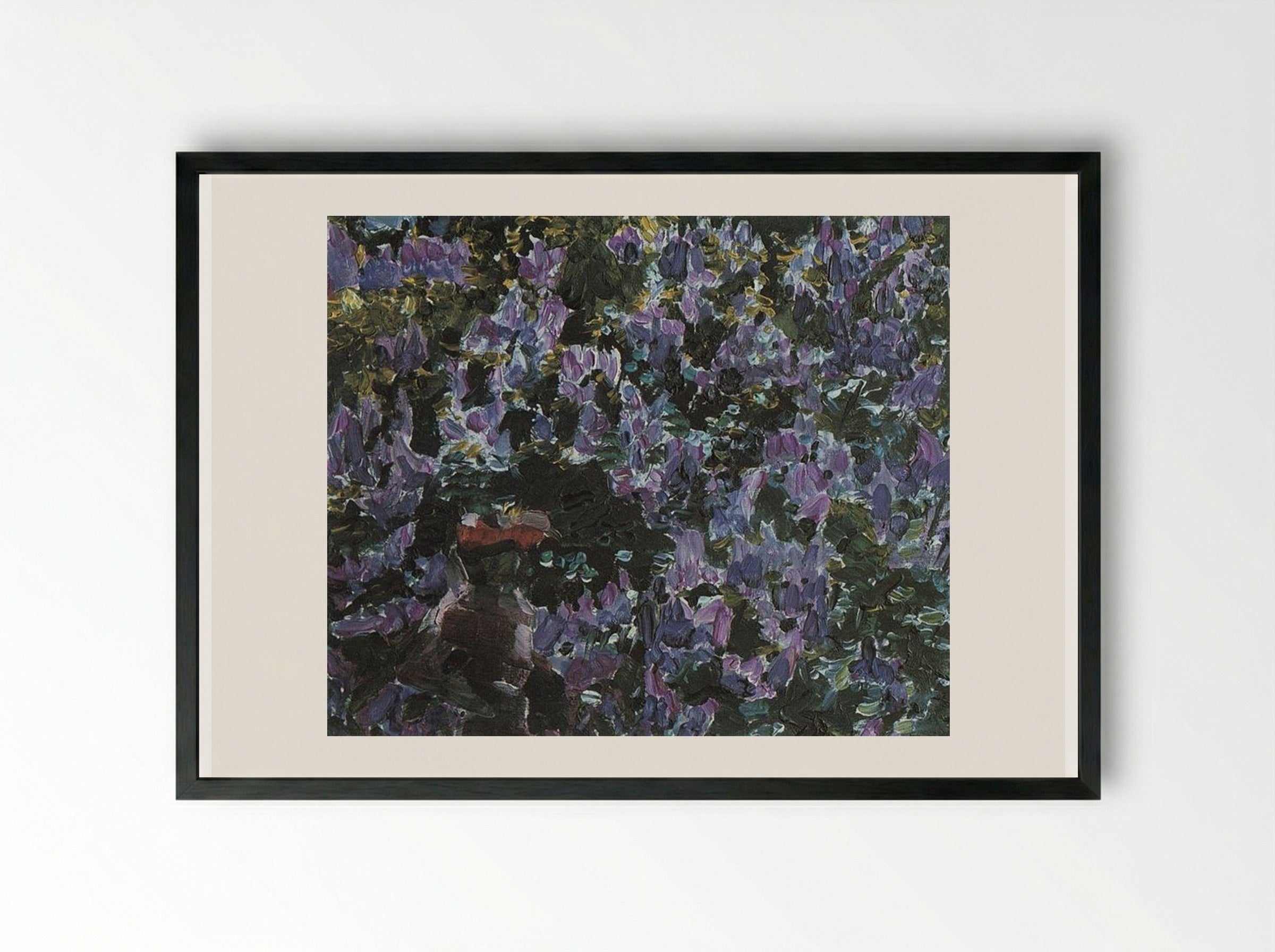 Lilacs - Mikhail Vrubel - Framed Print Black