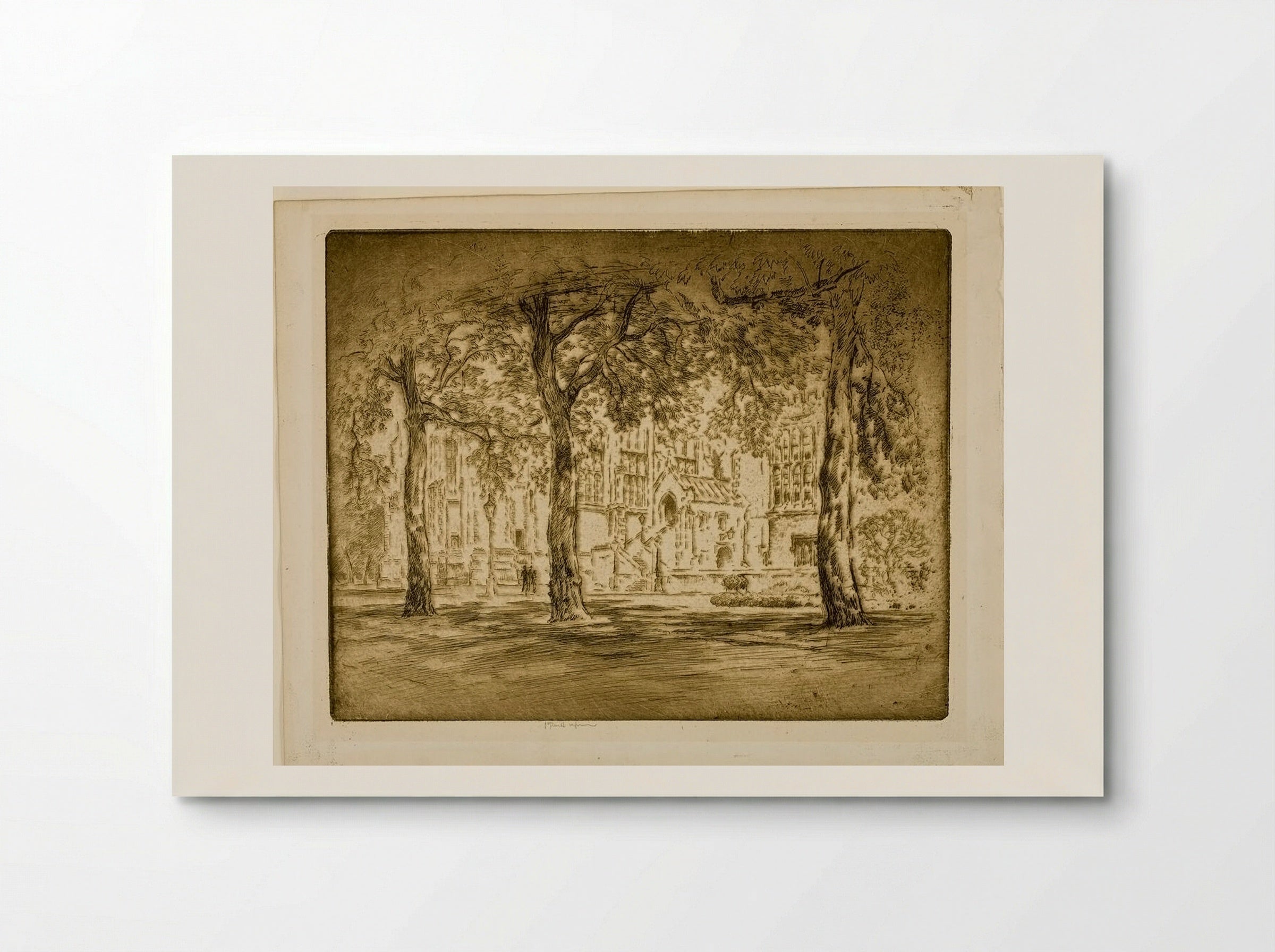 Lincoln's Inn Fields - Joseph Pennell - Poster