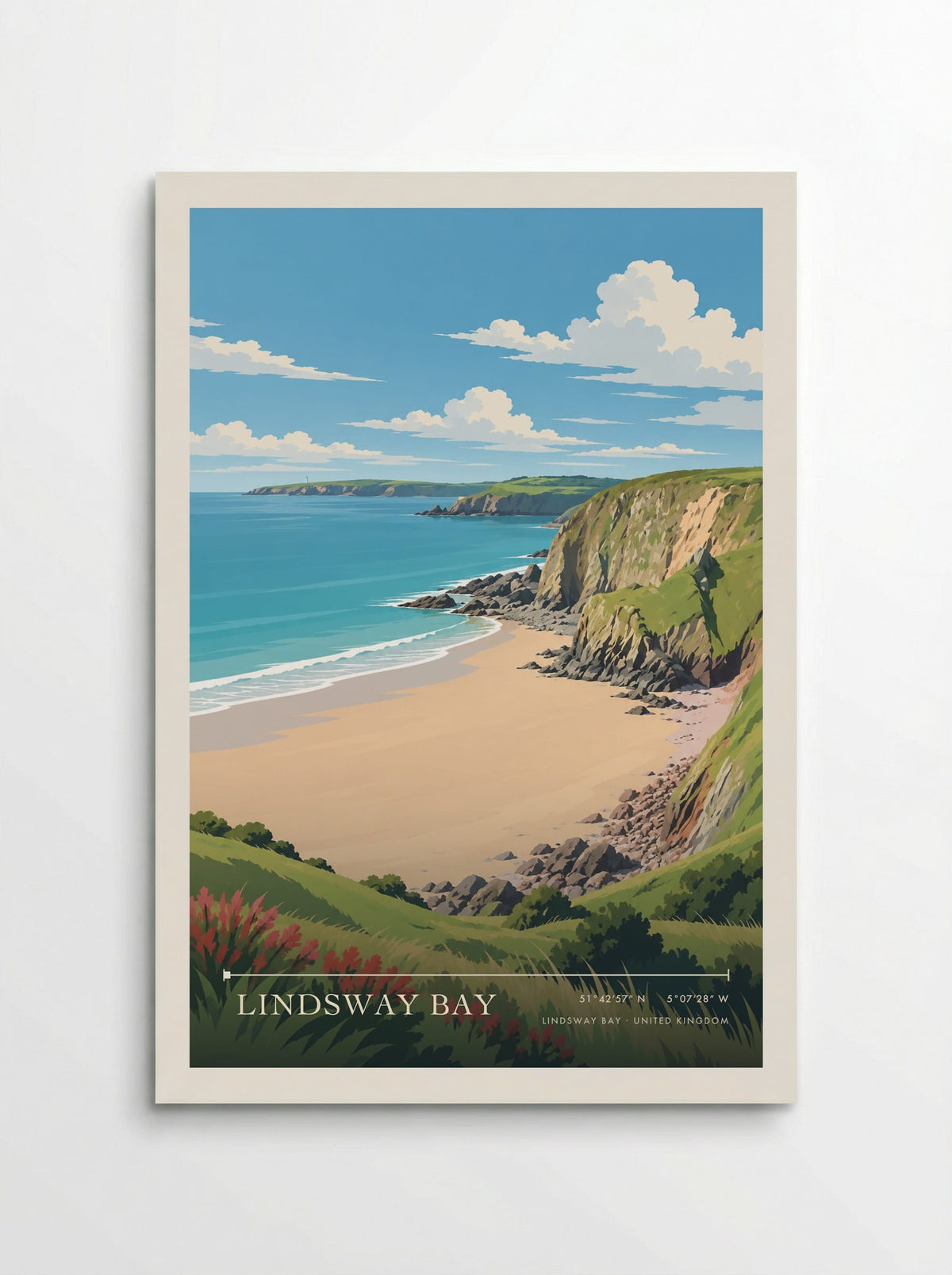 Lindsway Bay | Travel Poster - Poster