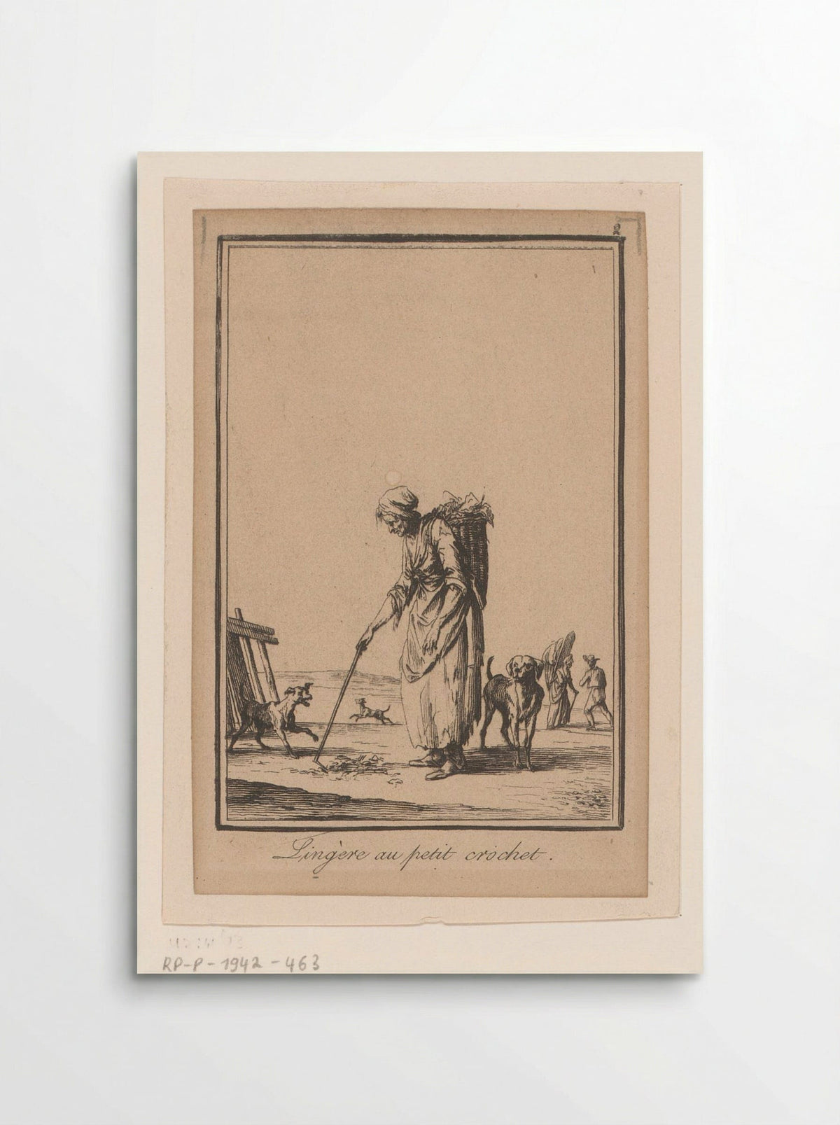 Lingère au petit crochet - Jean Duplessis-Bertaux - Poster