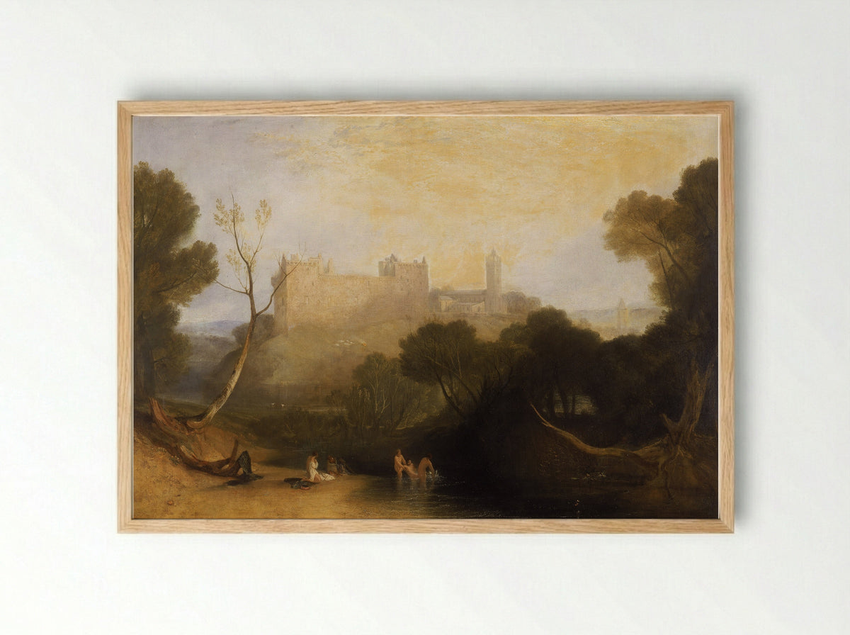 Linlithgow Palace - Joseph Mallord William Turner - Framed Print Wood