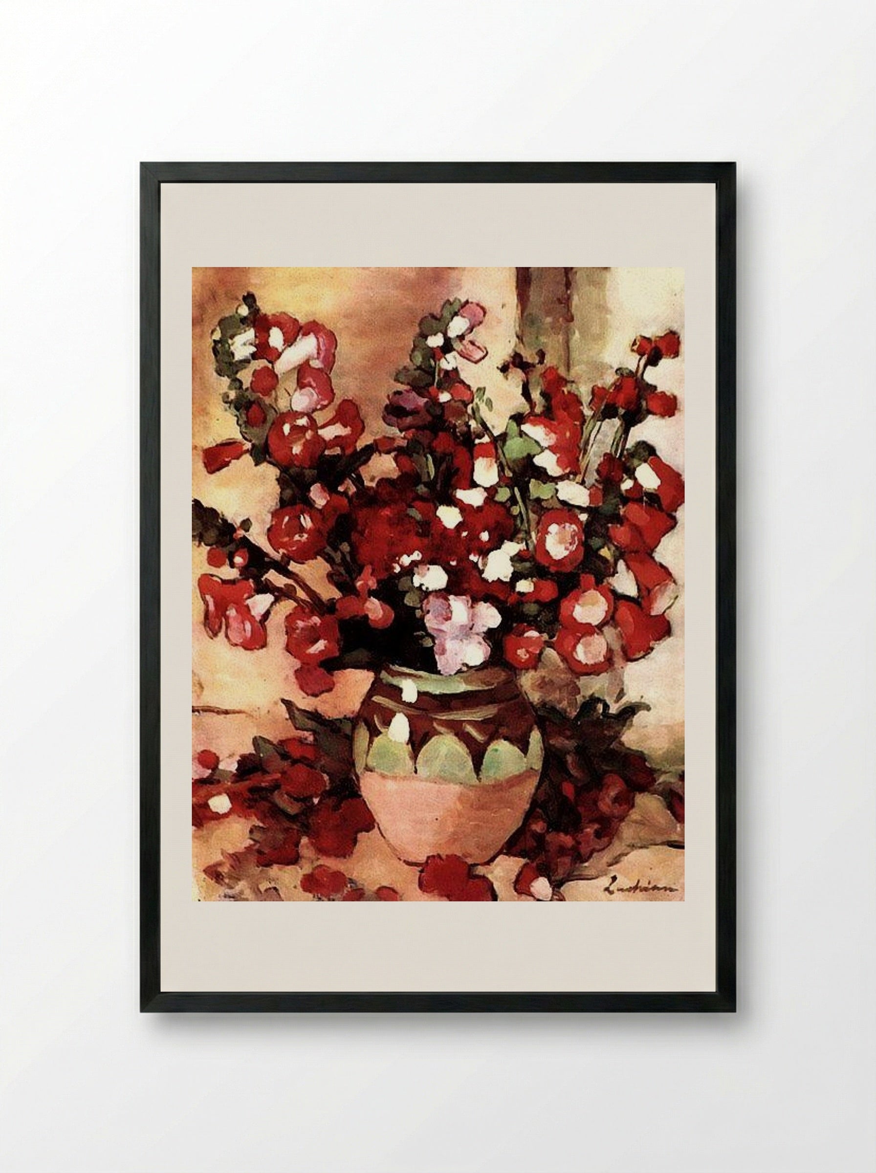 Lion's Mouth - Stefan Luchian - Framed Print Black
