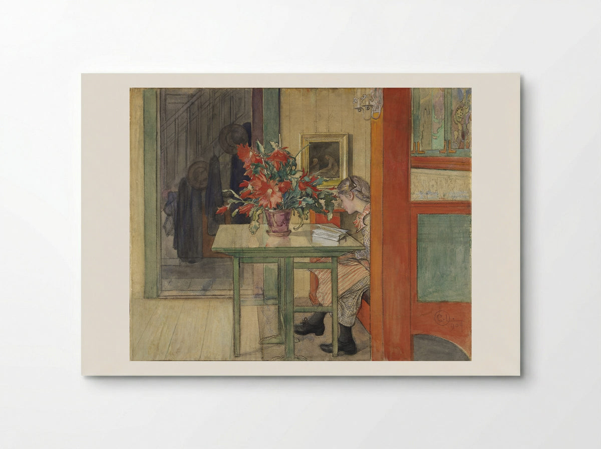Lisbeth Reading - Carl Larsson - Poster