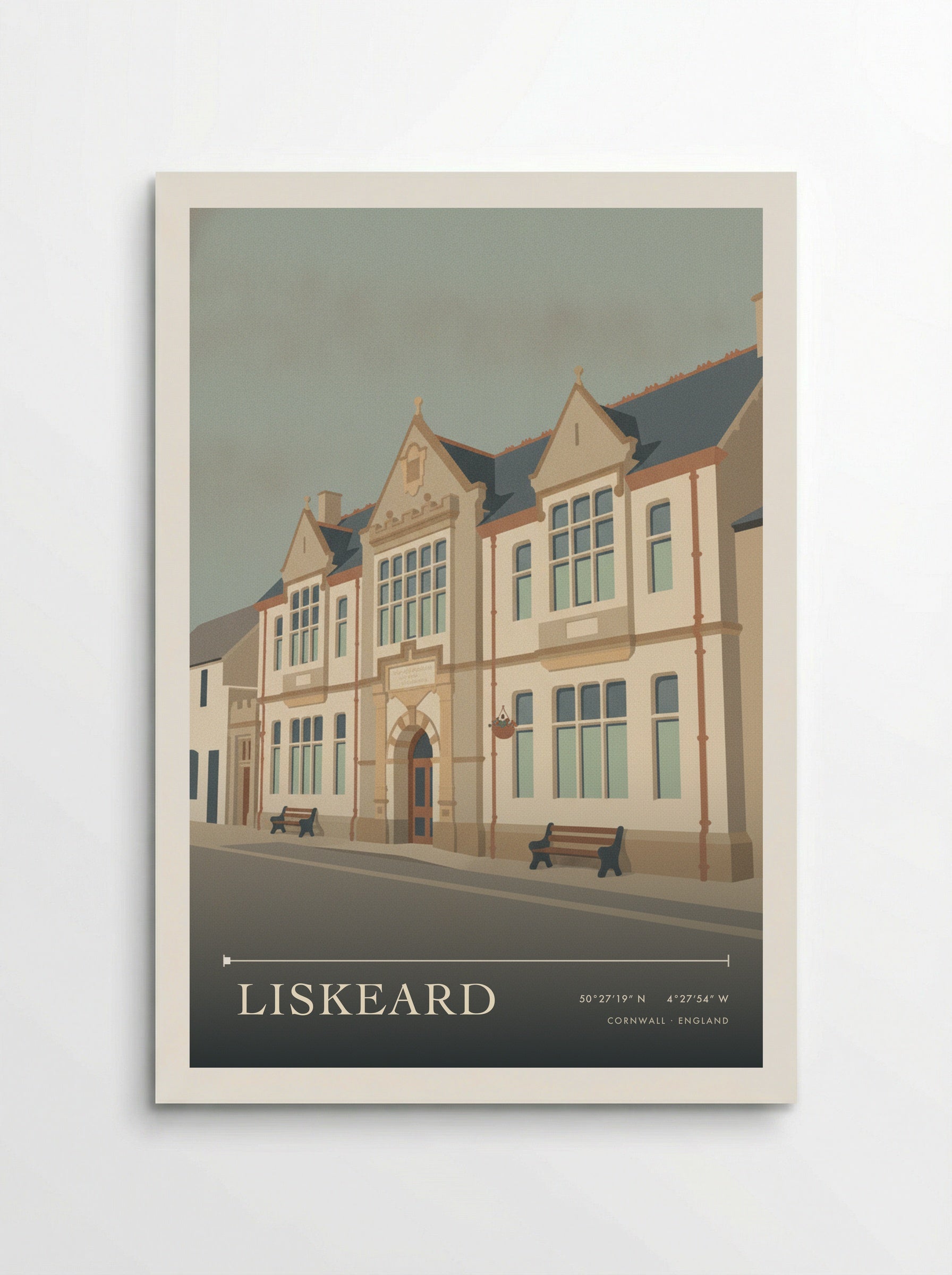 Liskeard Cornwall England Travel Poster - Poster