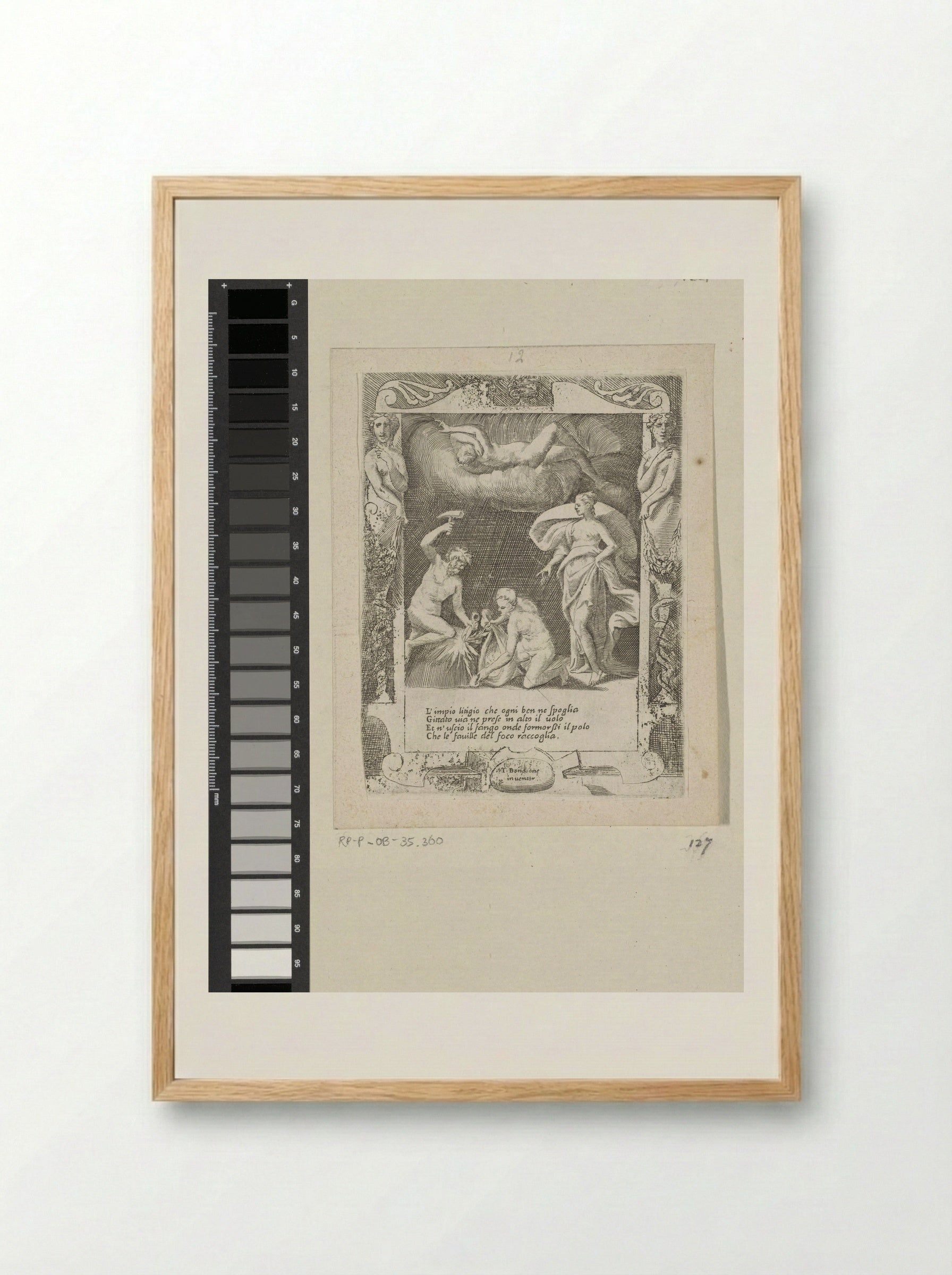 Litigium Freed from Chaos - Giulio Bonasone - Framed Print Wood