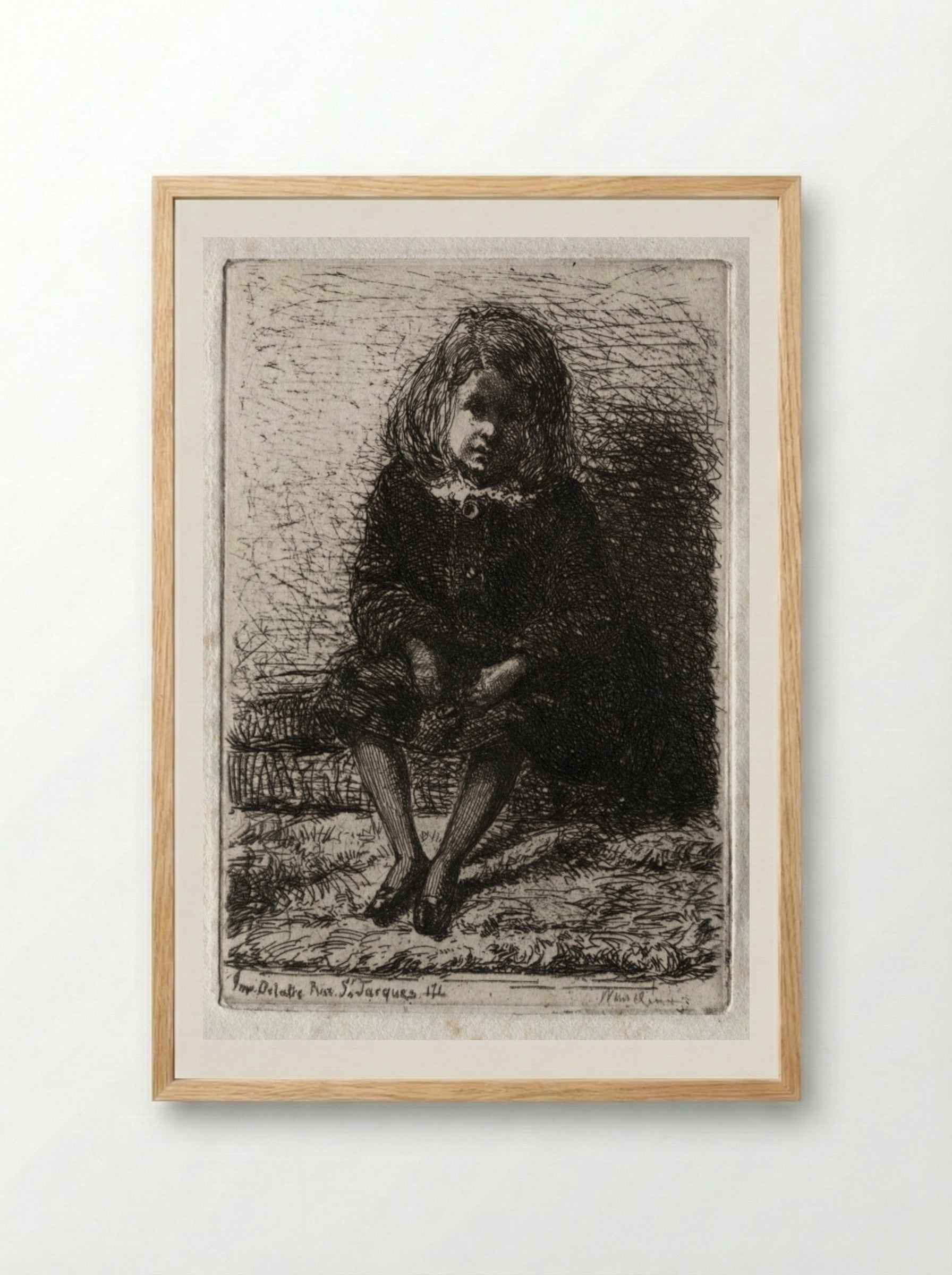 Little Arthur - James McNeill Whistler - Framed Print Wood