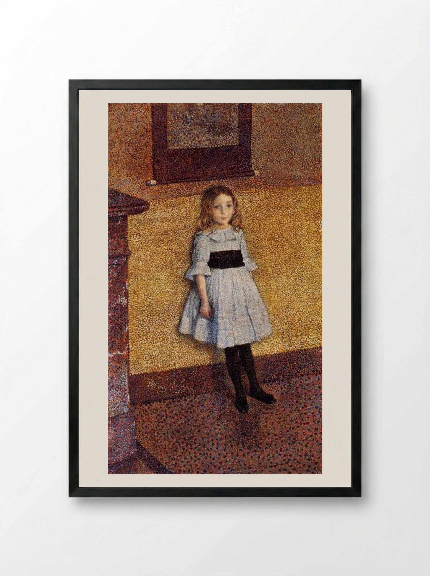 Little Denise - Théo van Rysselberghe - Framed Print Black