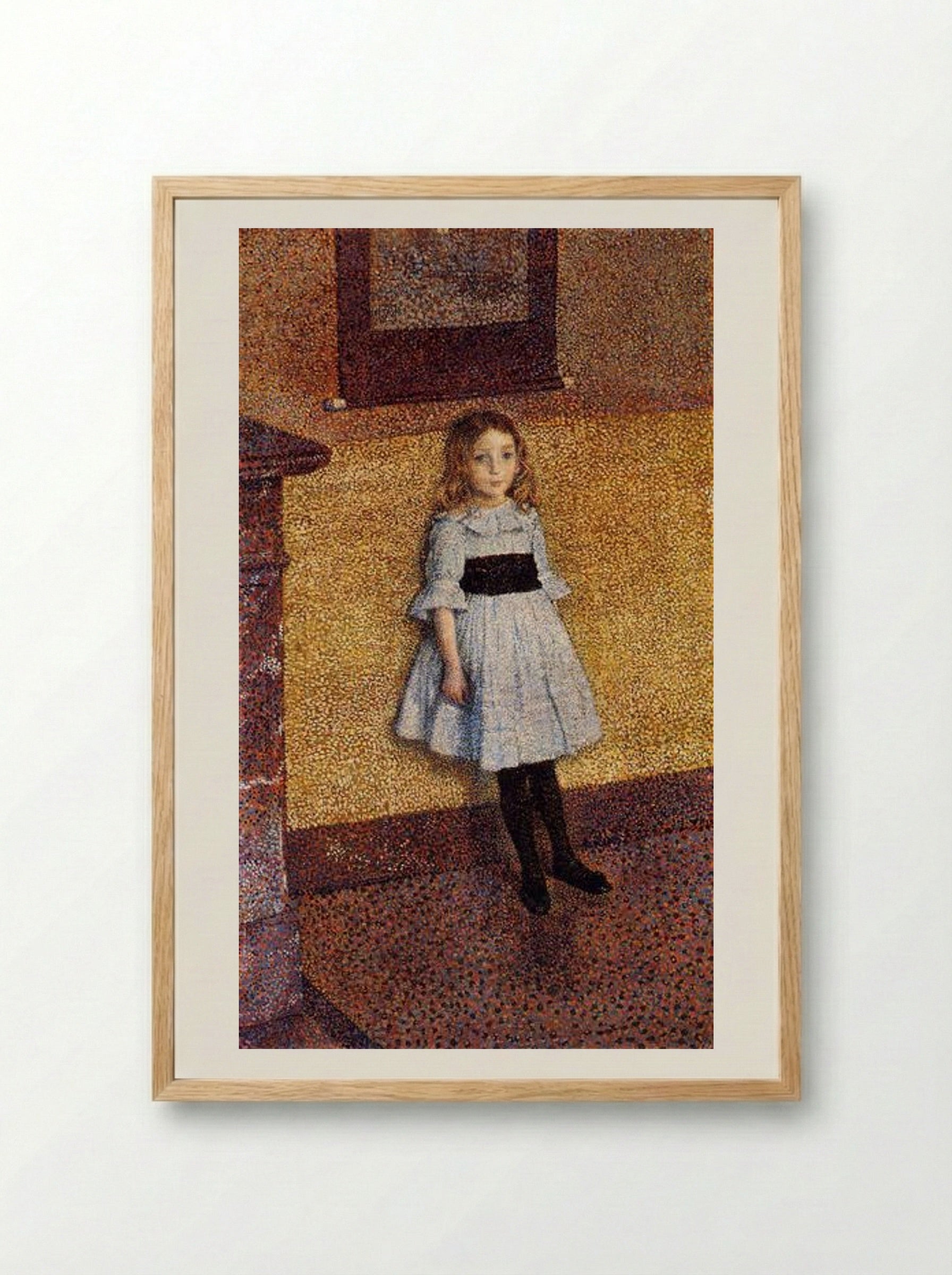 Little Denise - Théo van Rysselberghe - Framed Print Wood