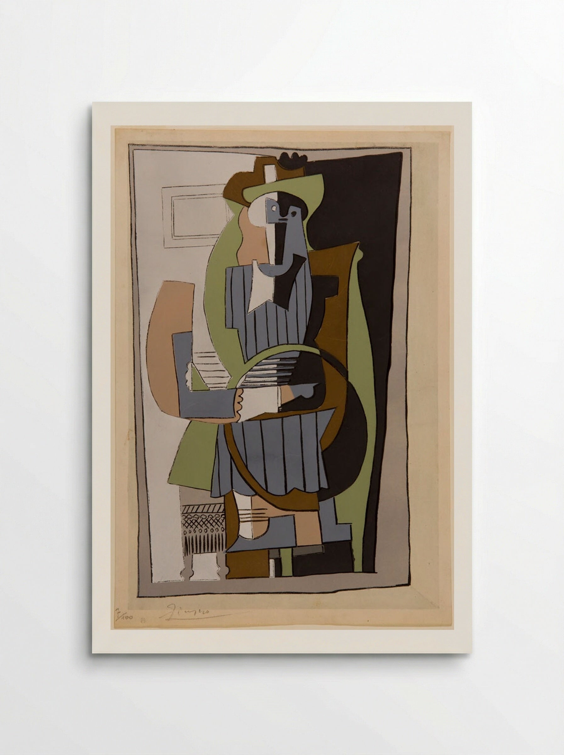 Little Girl with Hoop - Pablo Picasso - Poster