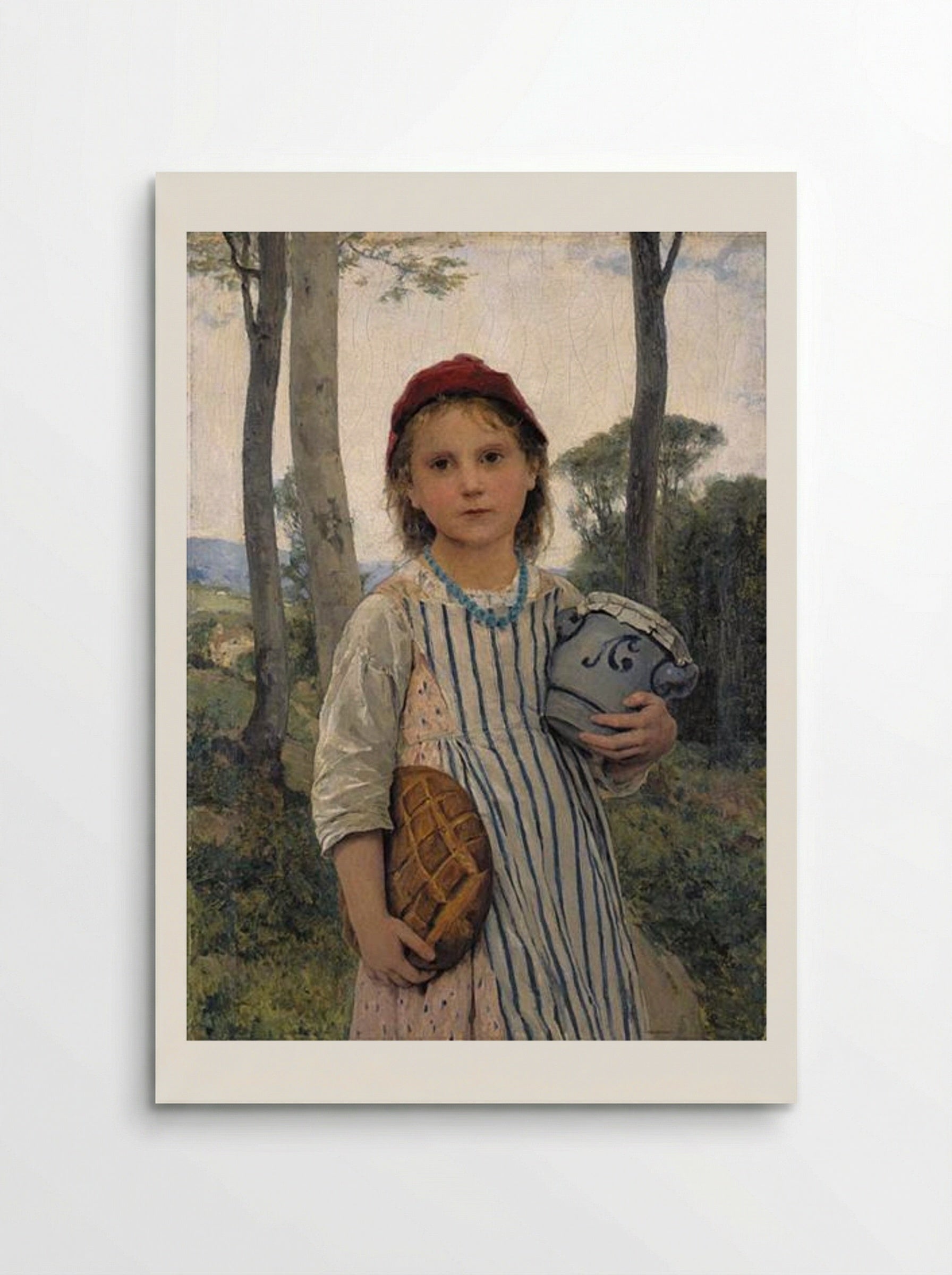 Little Red Riding Hood - Albert Anker - Poster