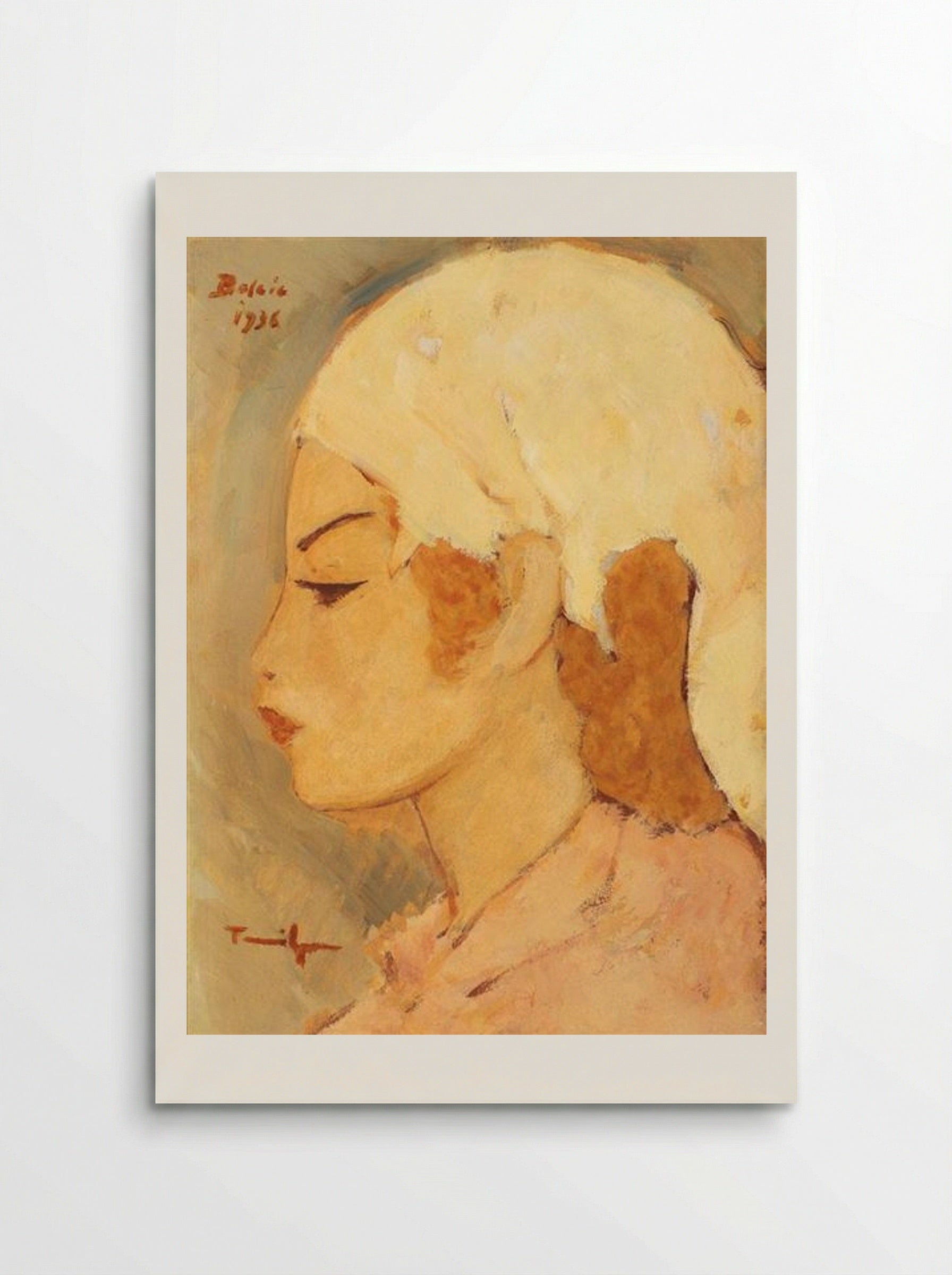 Little Tatar Girl (Rachiș Ali) - Nicolae Tonitza - Poster
