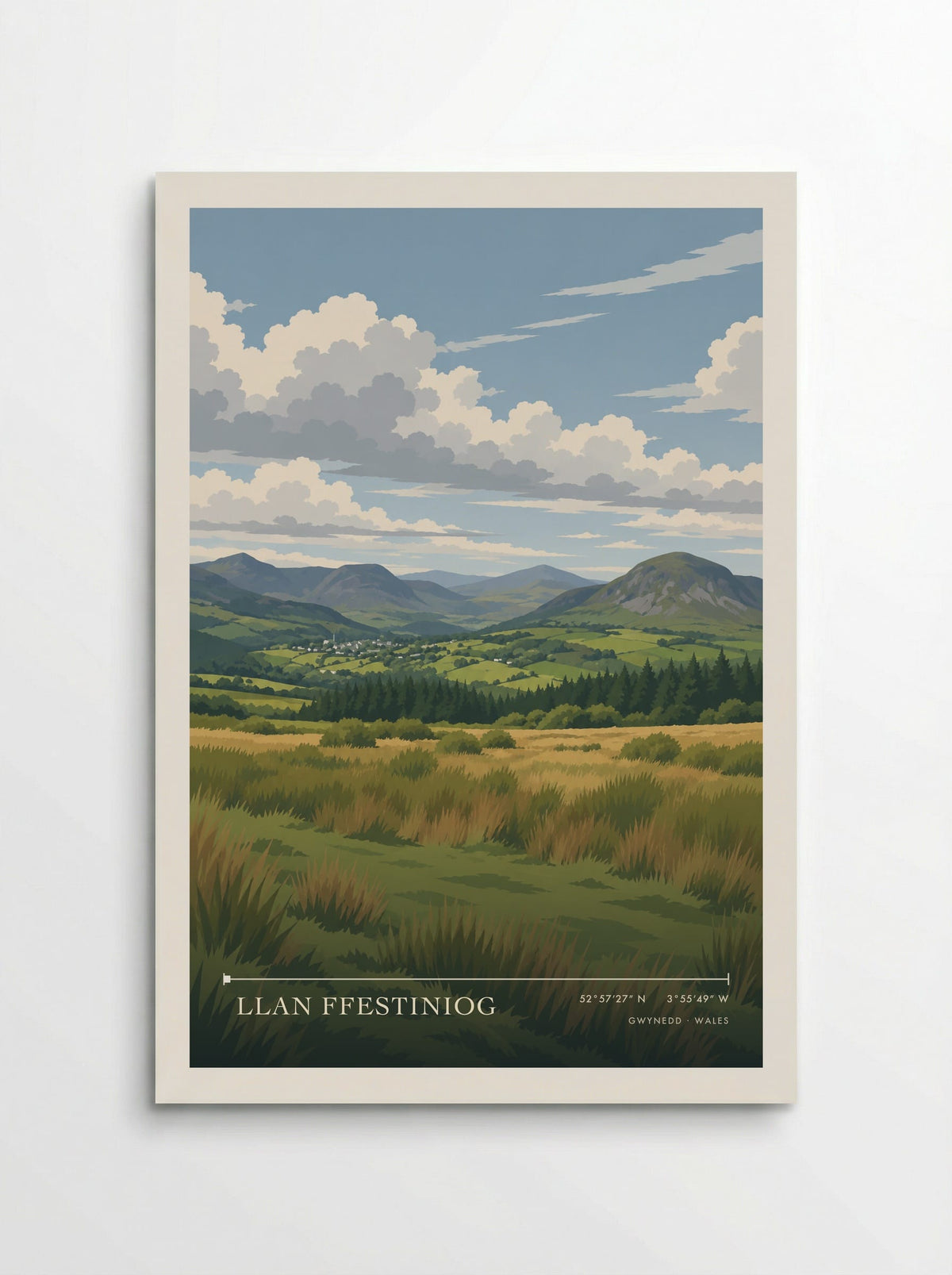 Llan Ffestiniog, Gwynedd | Travel Poster - Poster