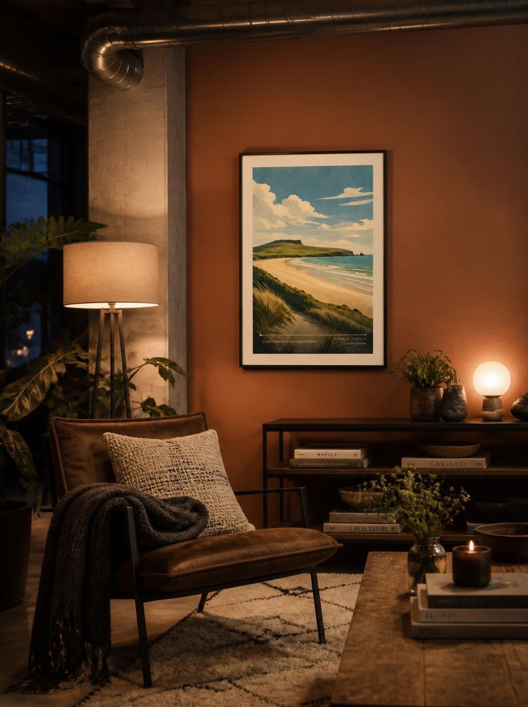 Llangennith Beach, Slade Sands United Kingdom Travel Poster - Lifestyle