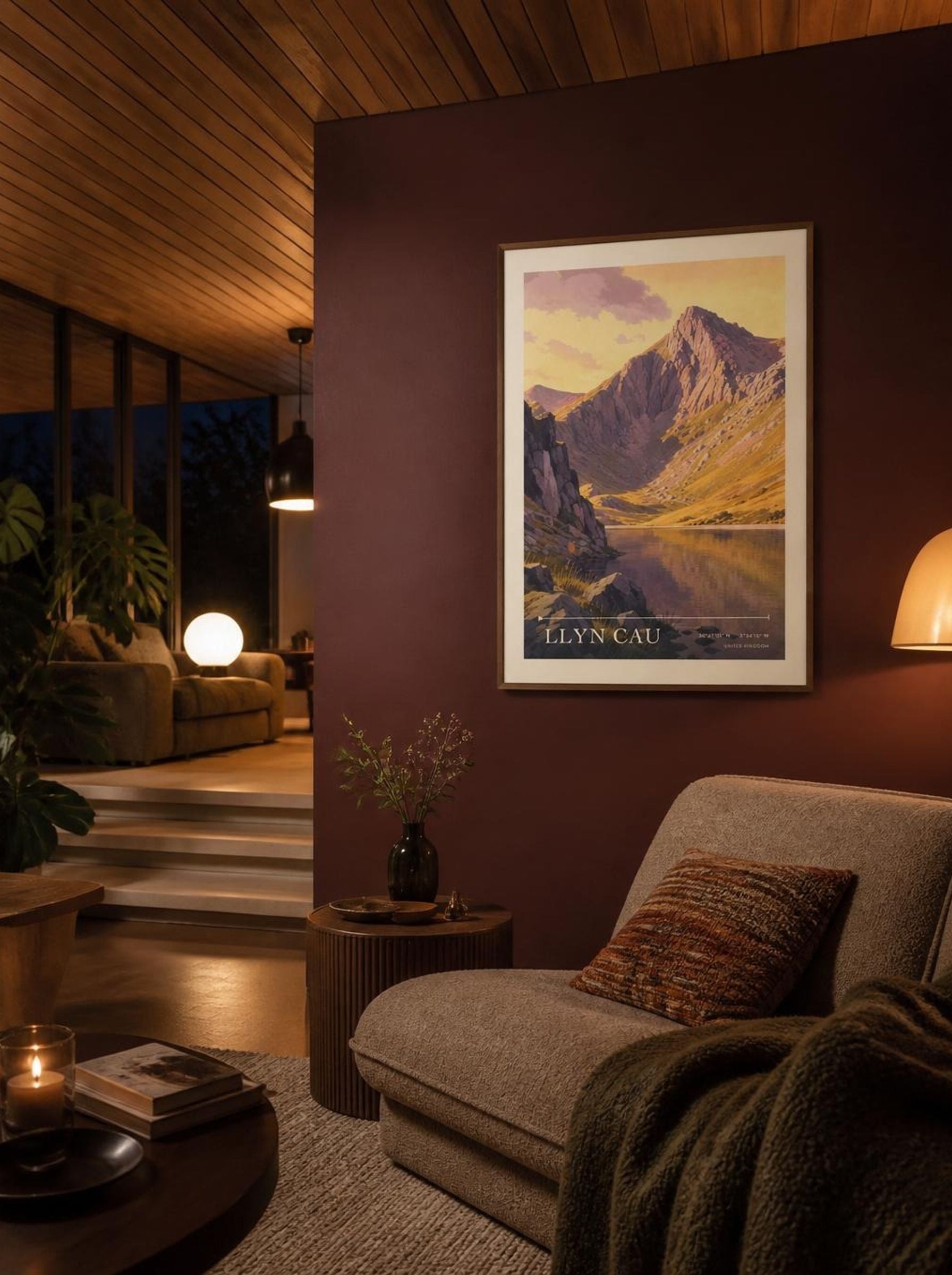 Llyn Cau United Kingdom Travel Poster - Lifestyle