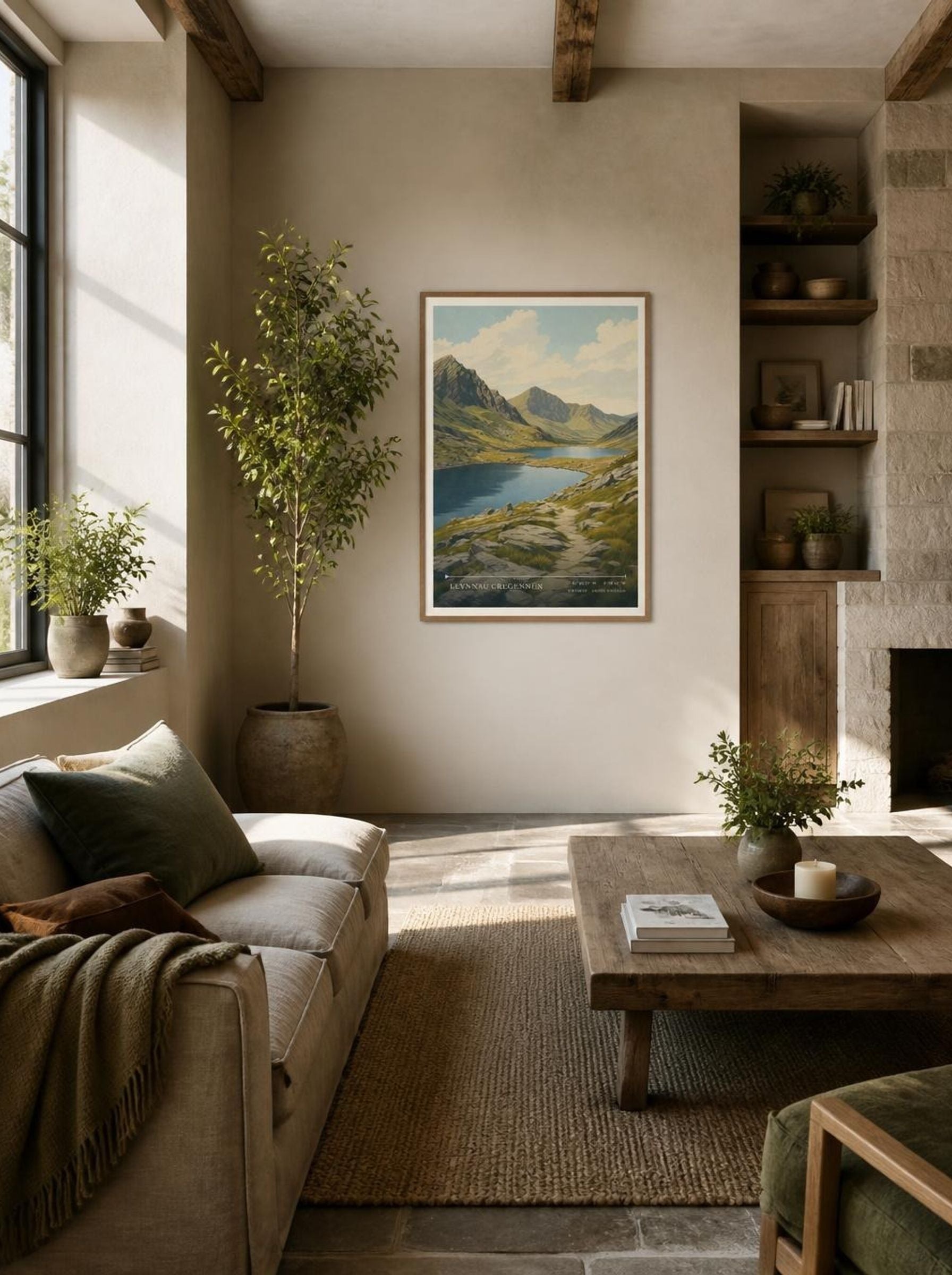 Llynnau Cregennen Gwynedd United Kingdom Travel Poster - Lifestyle
