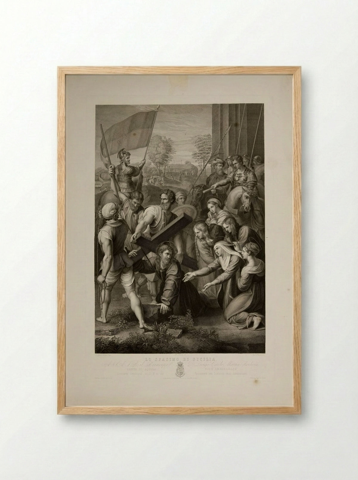 Lo Spasimo di Sicilia - Ignazio Pavon - Framed Print Wood