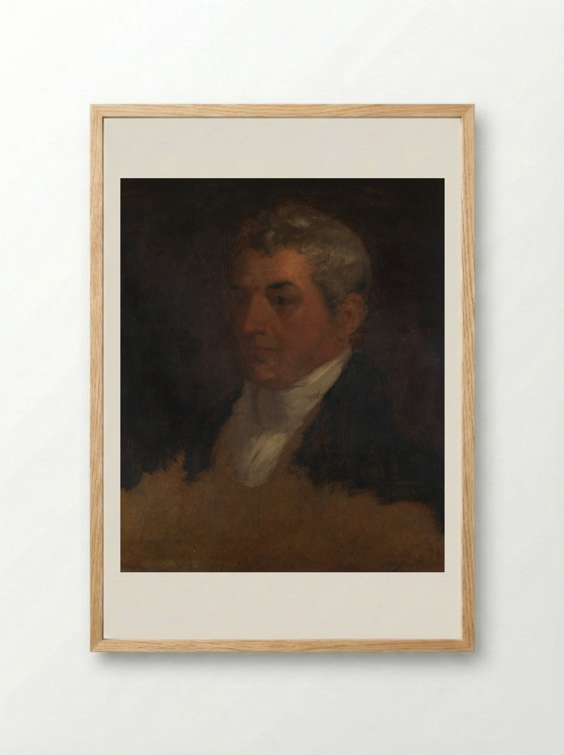 Loammi Baldwin, Jr. - Washington Allston - Framed Print Wood