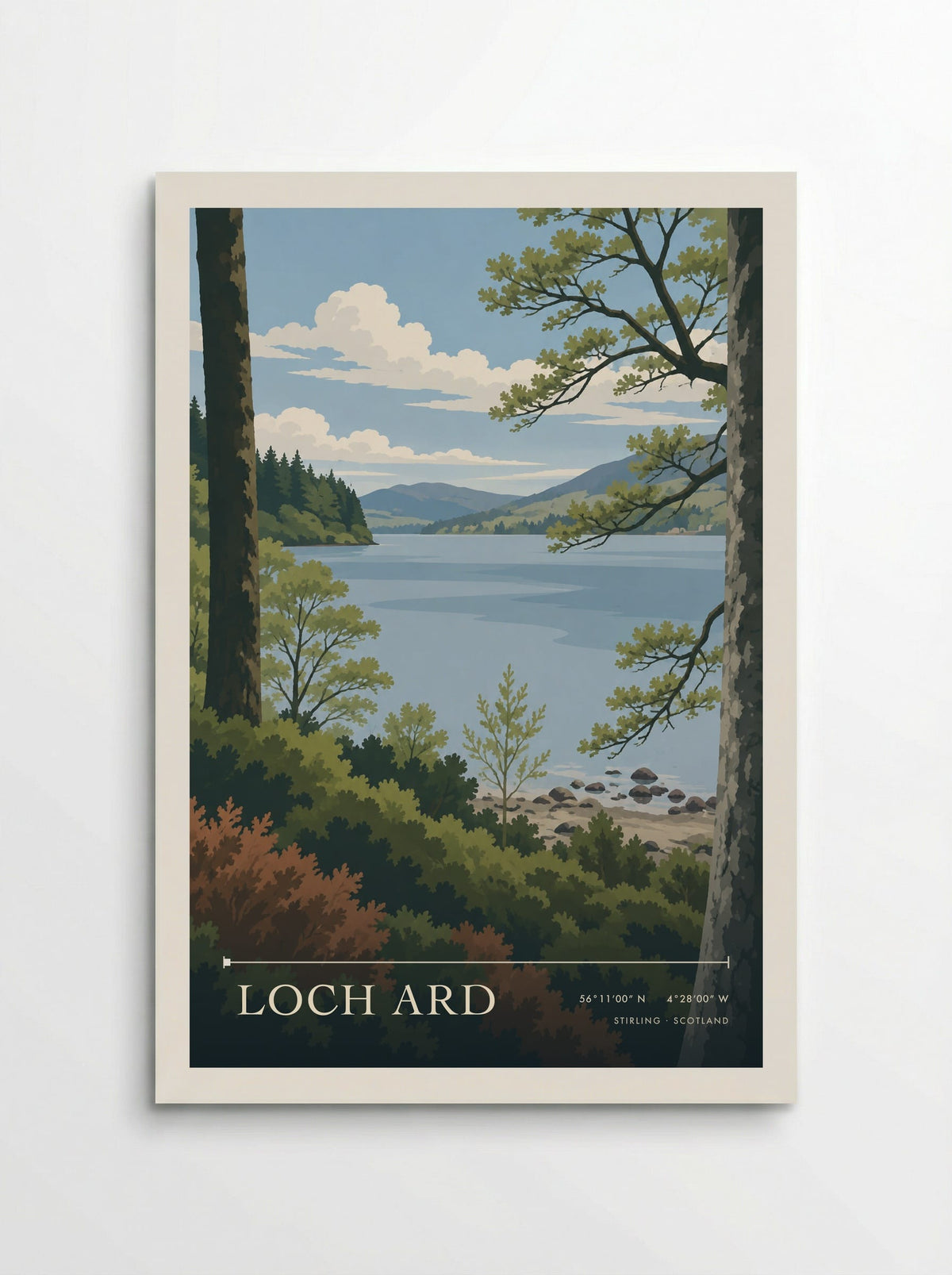 Loch Ard, Stirling | Travel Poster - Poster
