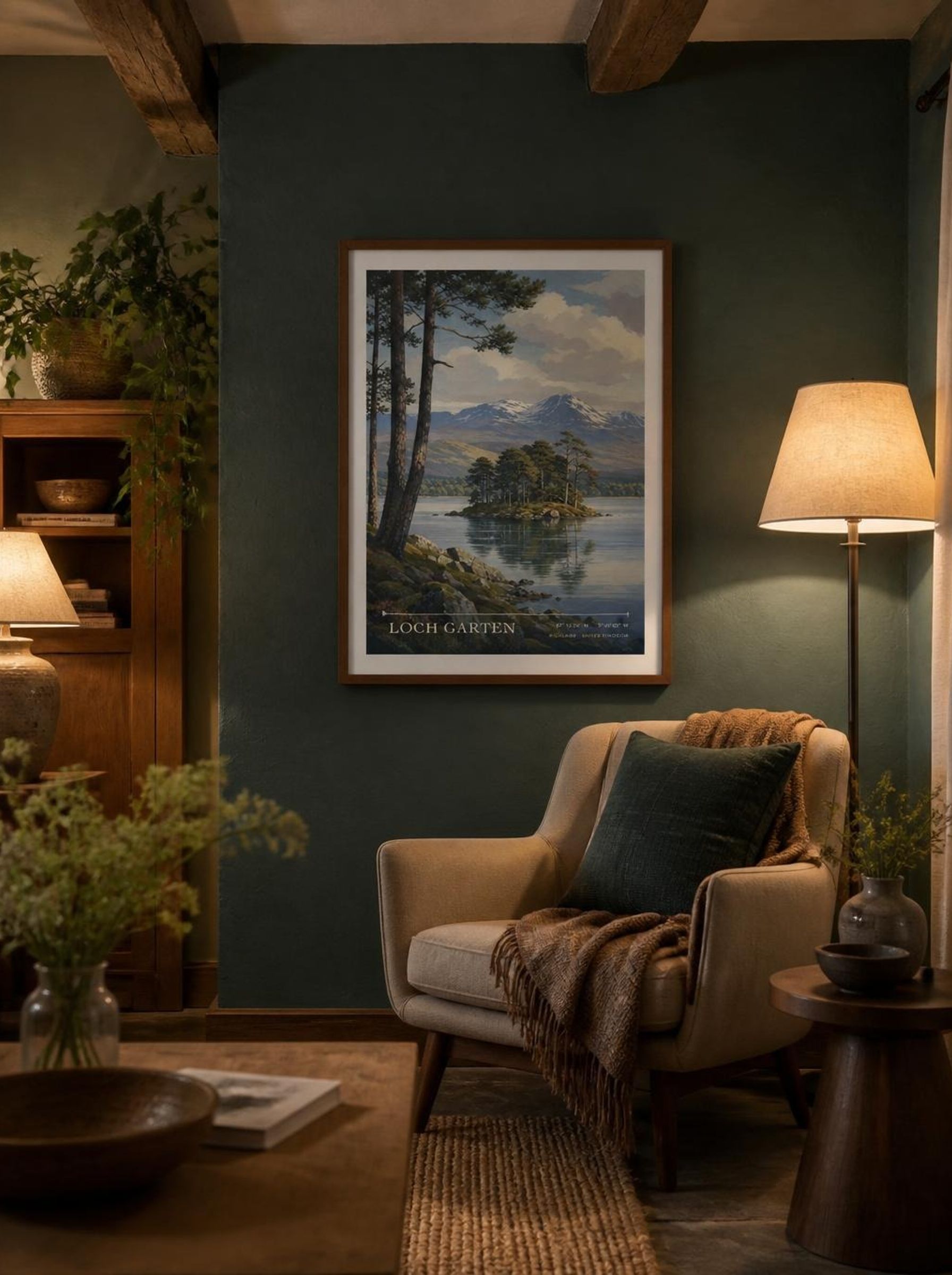 Loch Garten Highland United Kingdom Travel Poster - Lifestyle