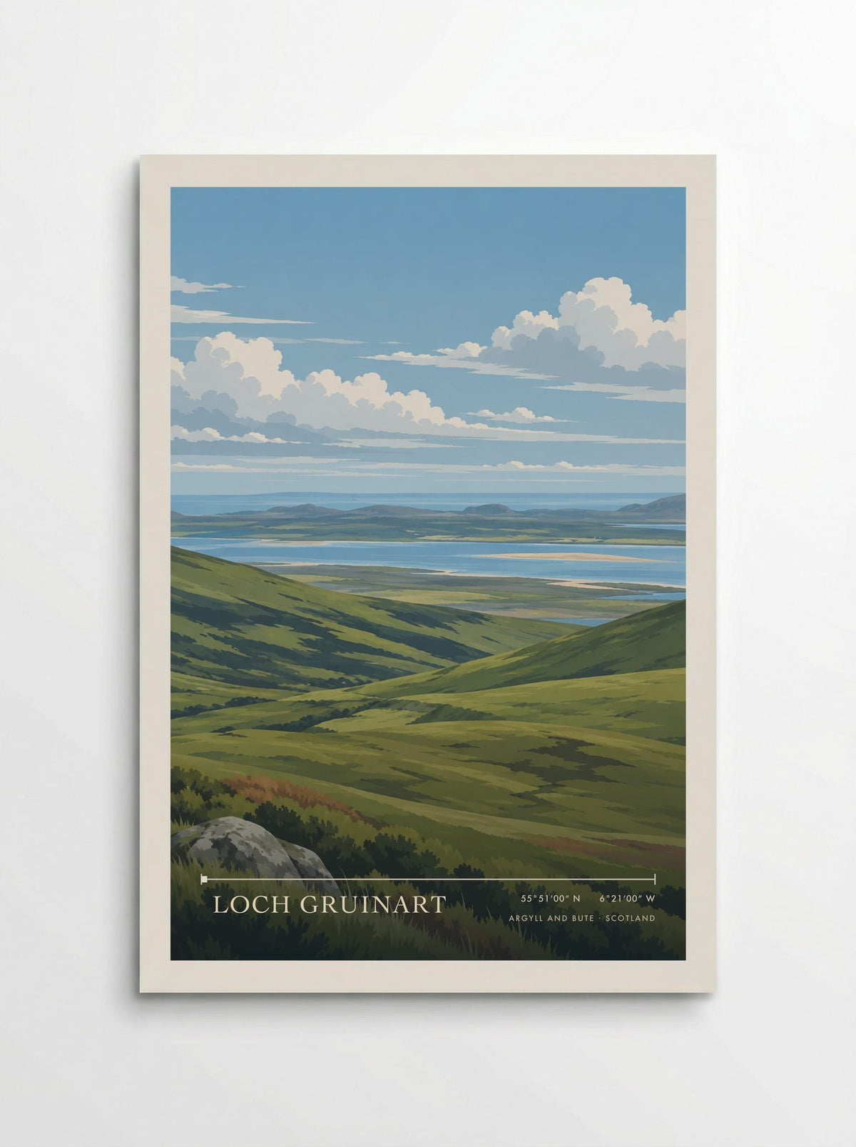 Loch Gruinart, Argyll and Bute | Travel Poster - Poster