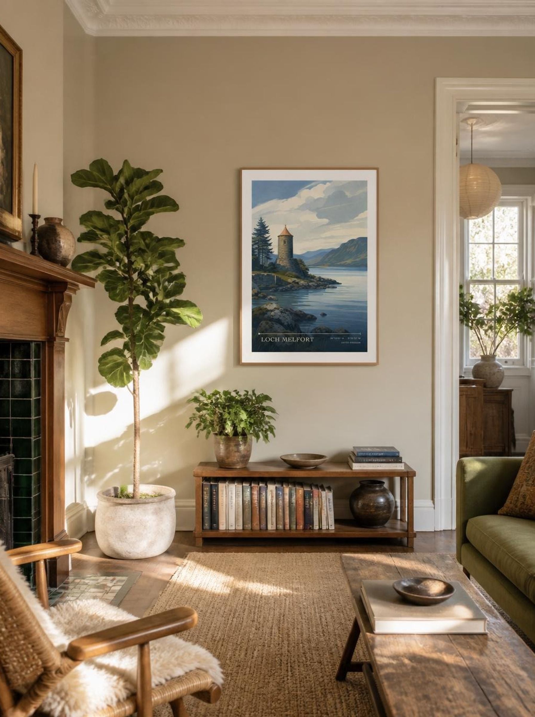 Loch Melfort United Kingdom Travel Poster - Lifestyle