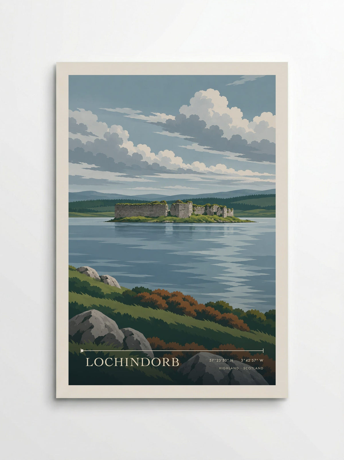 Lochindorb, Highland | Travel Poster - Poster