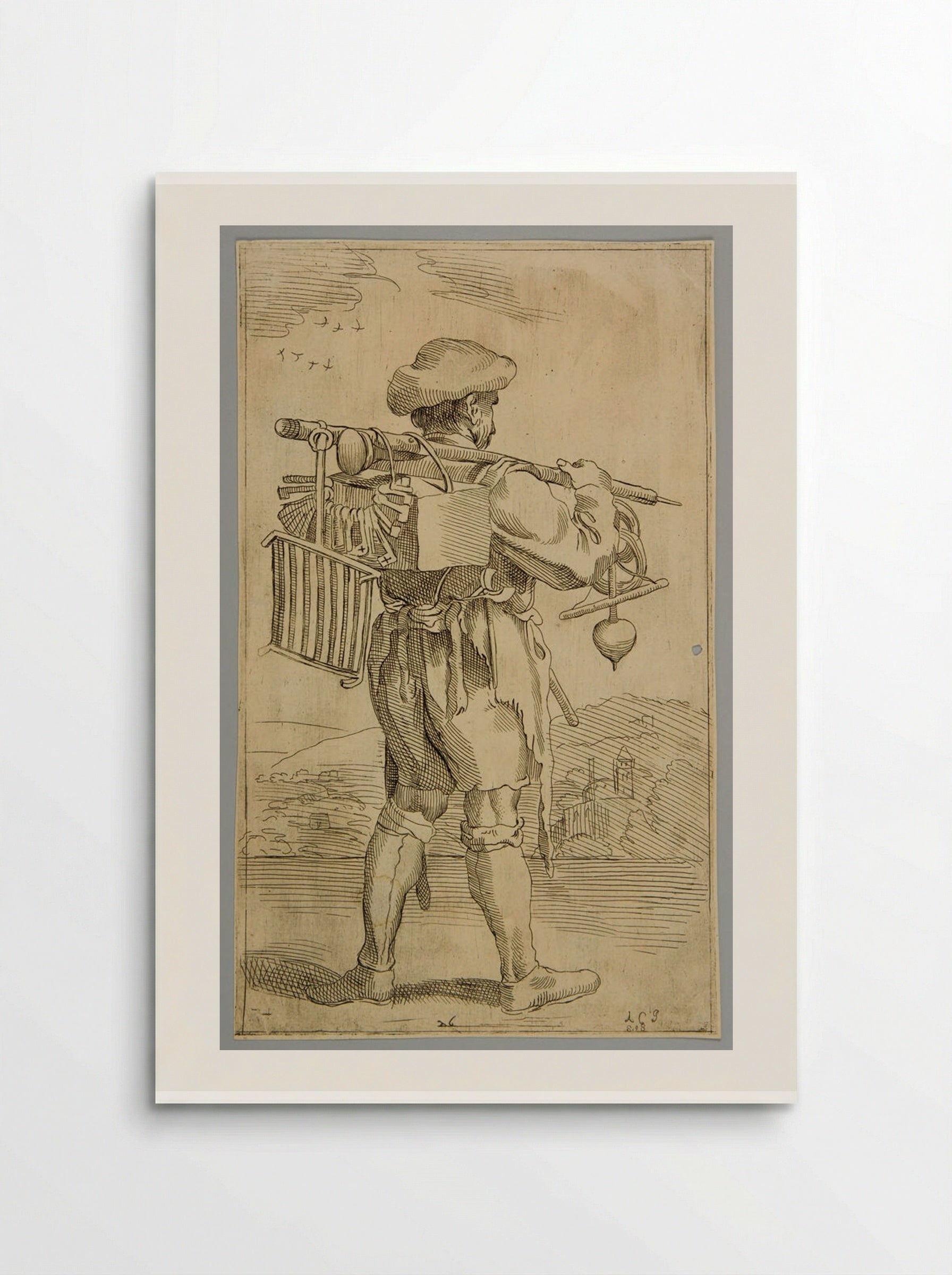 Locksmith! I have keys, plate 26 - Simon Guillain - Poster
