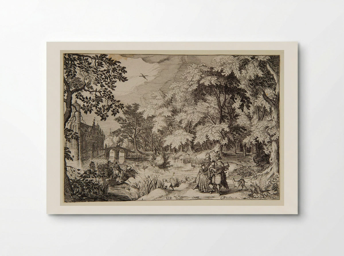 Loenersloot Castle - Simon Frisius - Poster
