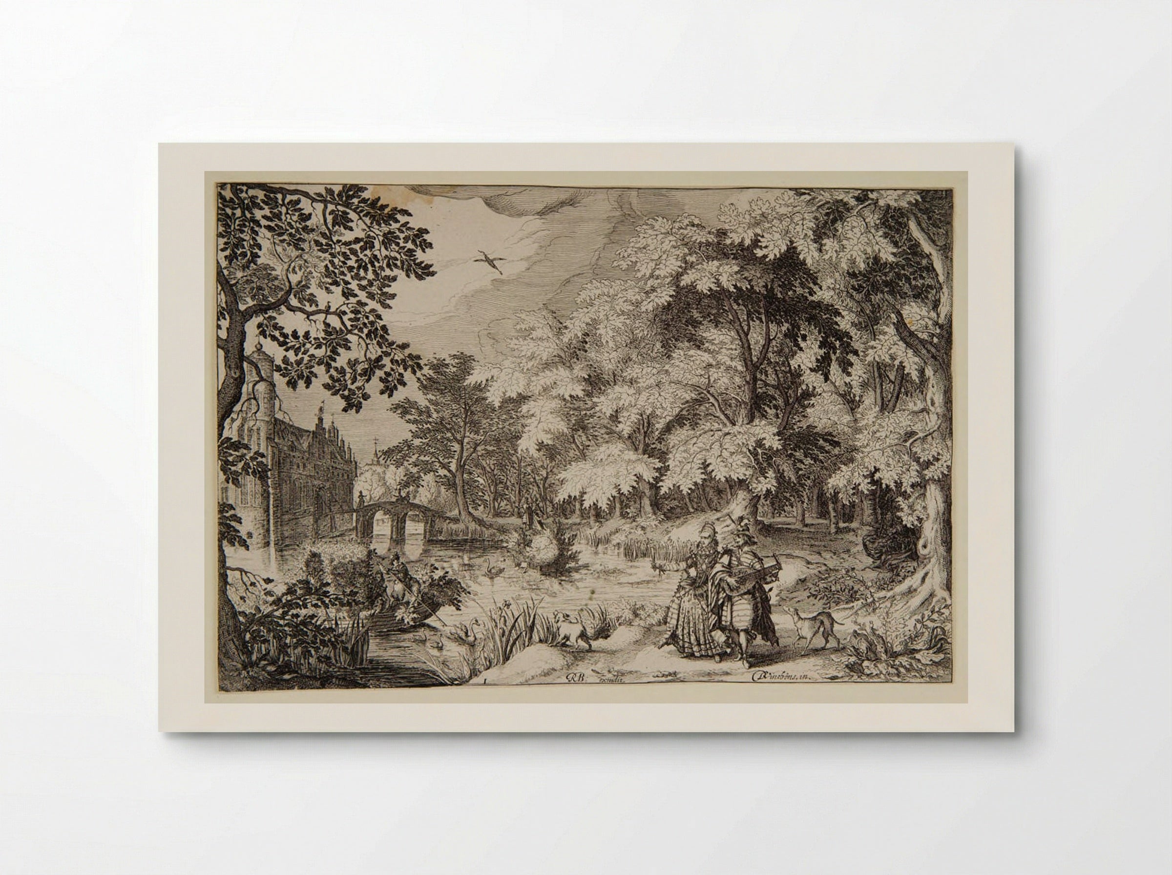 Loenersloot Castle - Simon Frisius - Poster