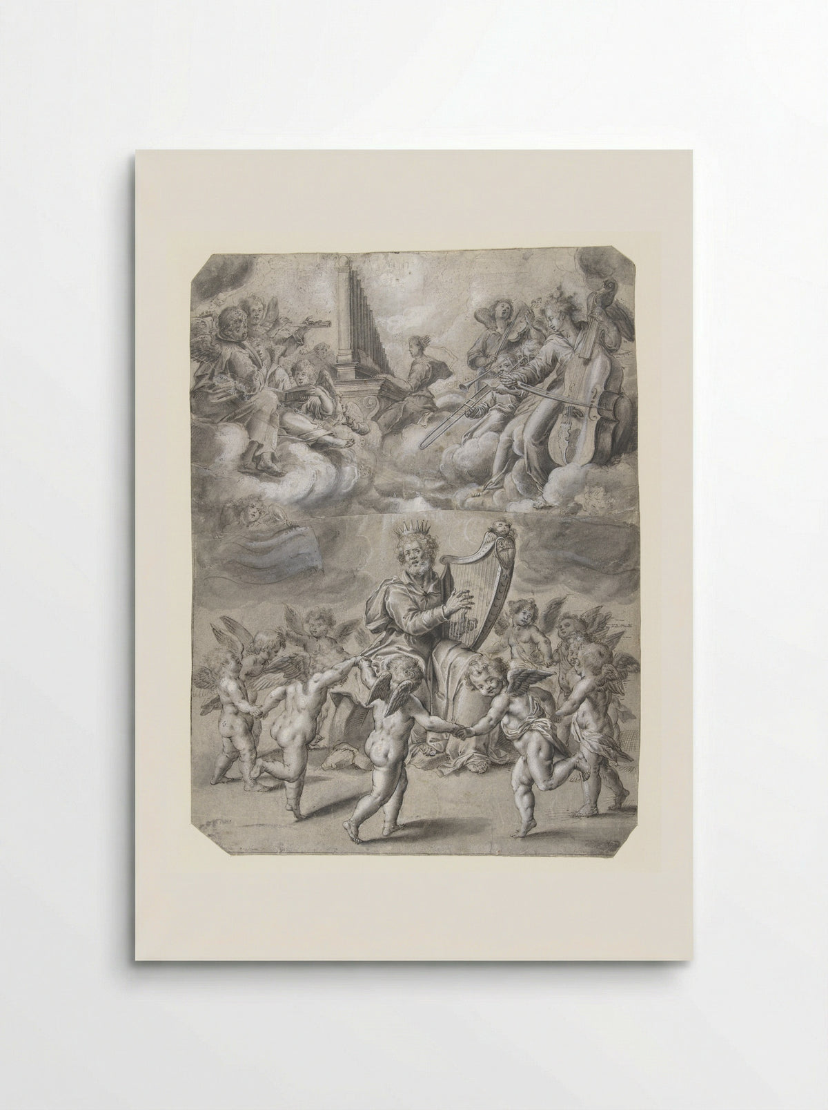 Loflied van Koning David en de heilige Cecilia - Peter de Witte - Poster
